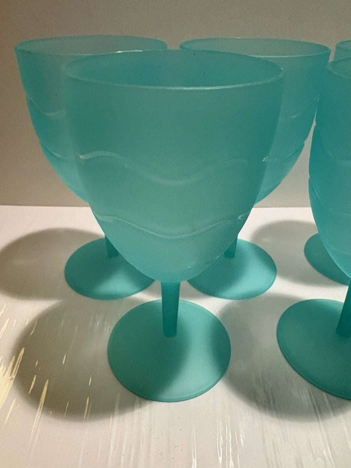 Pier 1 Imports Plastic Drinking Glasses College Dorm Set Of 6 Camping Poolside | eBay