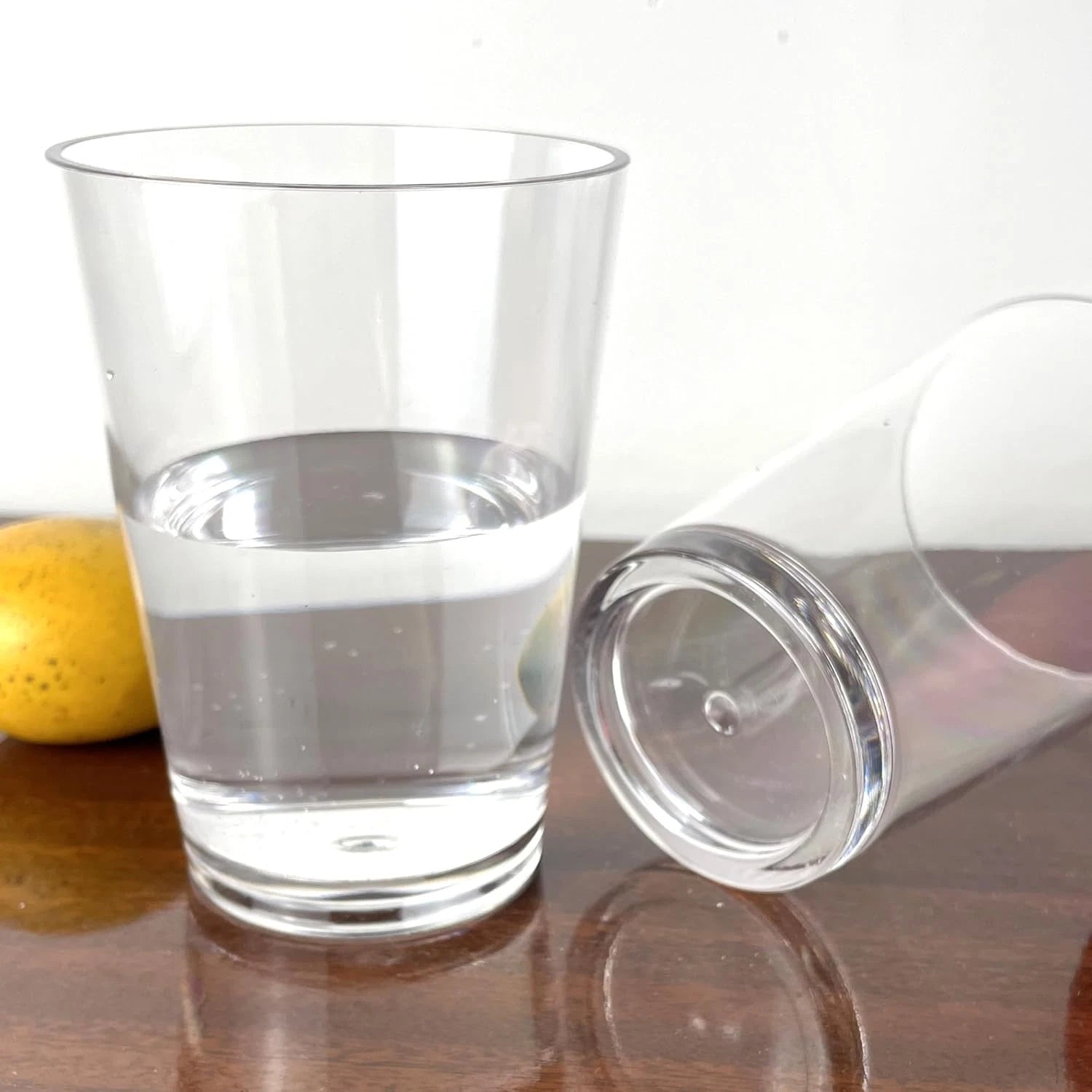 Classic Clear Plastic Drinking Glasses 12 Oz, Unbreakable Drinking Cups Set of 6 | eBay