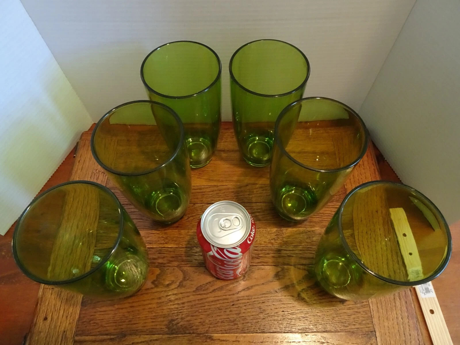 6 Thick Durable Acrylic Plastic Green Drinking Glasses Tumblers - Vtg, Target | eBay