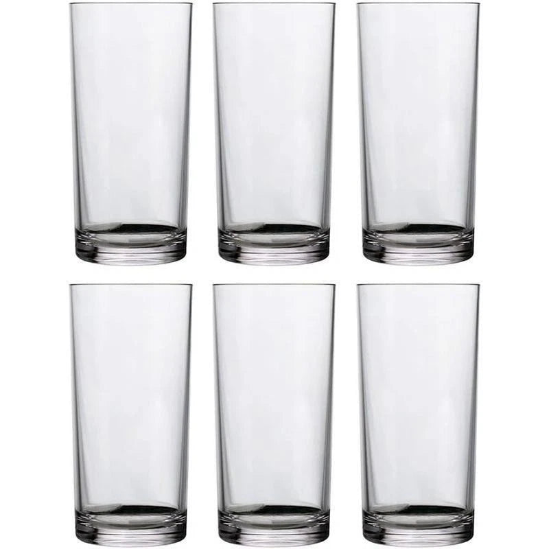 BPA Free Plastic Drinking Tumblers 16 Oz Set of 6 Reusable Dishwasher Safe New | eBay