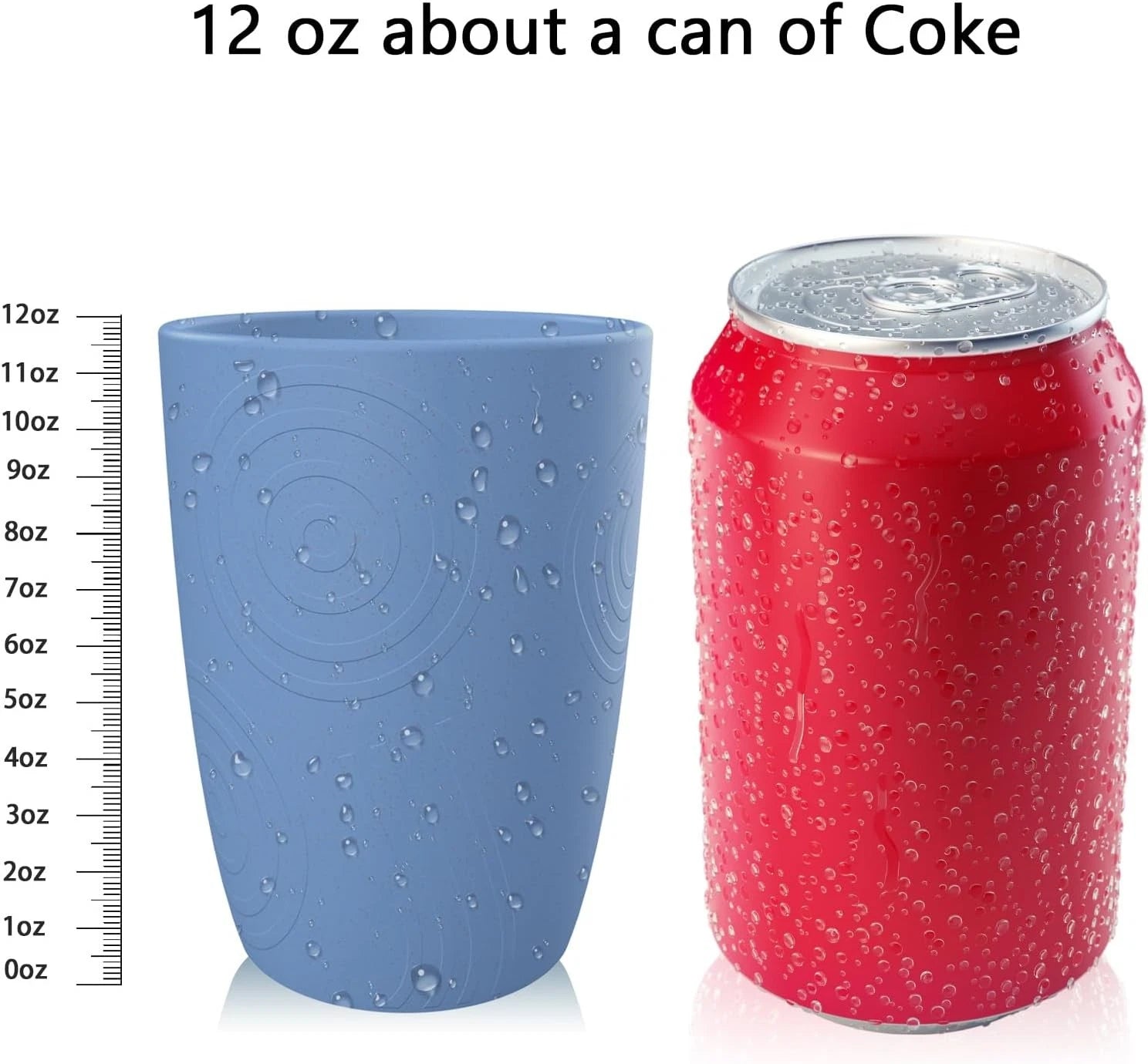 Homienly Drinking Glasses Premium Wheat Straw Unbreakable Cups - Set of 6 Altern | eBay