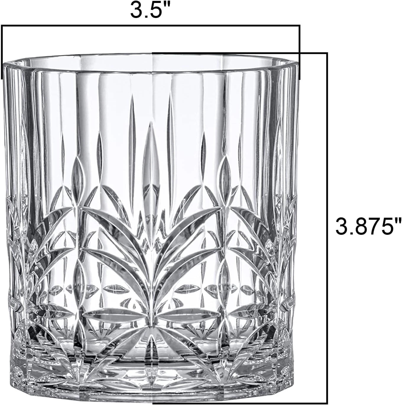 14 oz Plastic Whiskey Glasses (Pack of 6), Plastic Drinking Glasses, Reusable | eBay