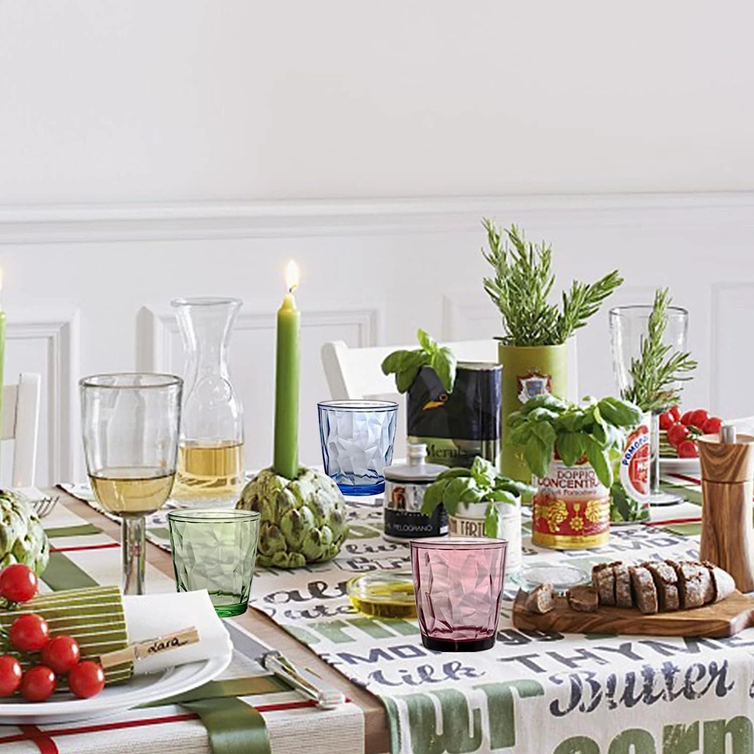 Hedume Set of 6 Unbreakable Premium Drinking Glasses, 6 Colors 10.5 Oz... | eBay