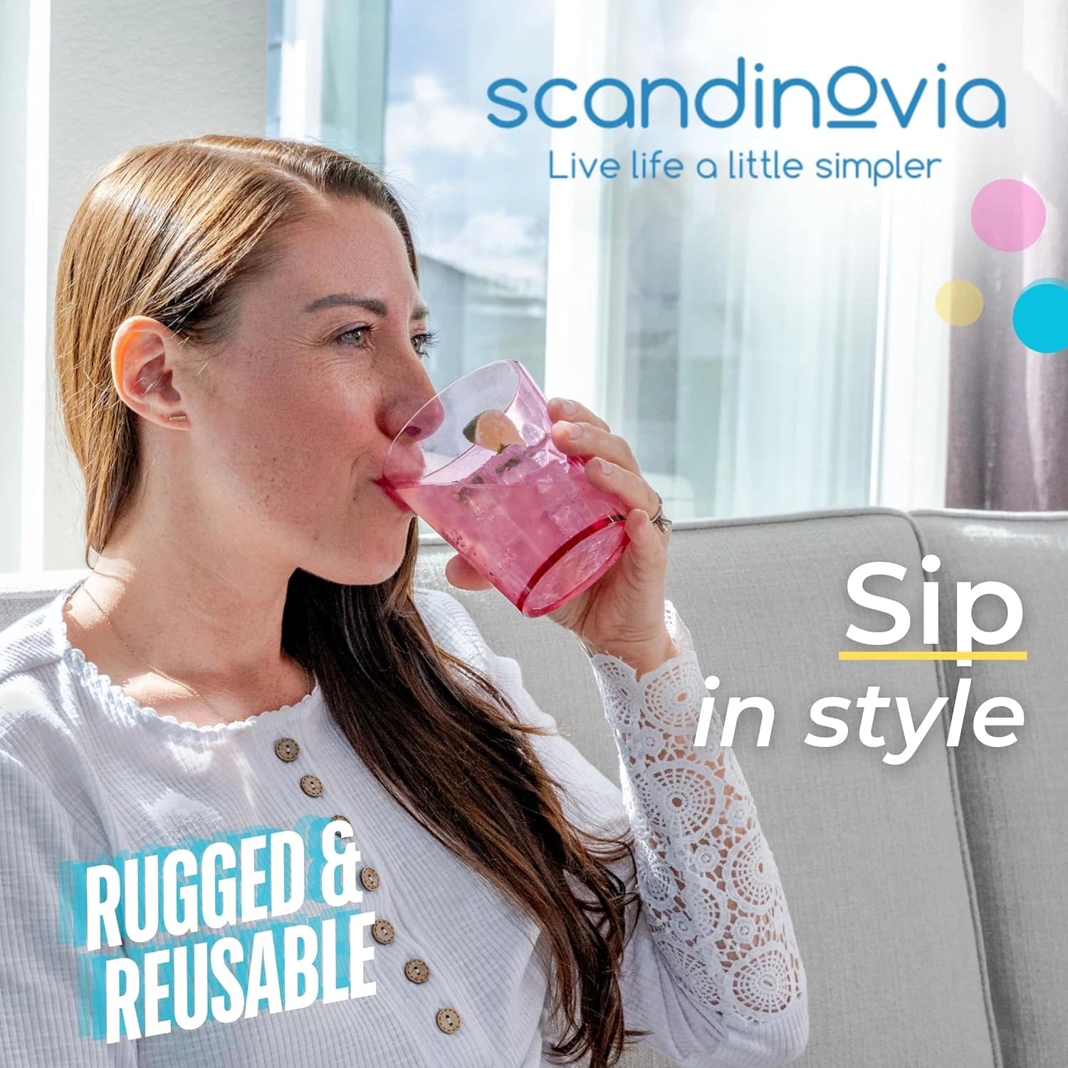 13 Oz Unbreakable Premium Plastic Drinking Glasses Set of 6 Assorted Colors | eBay