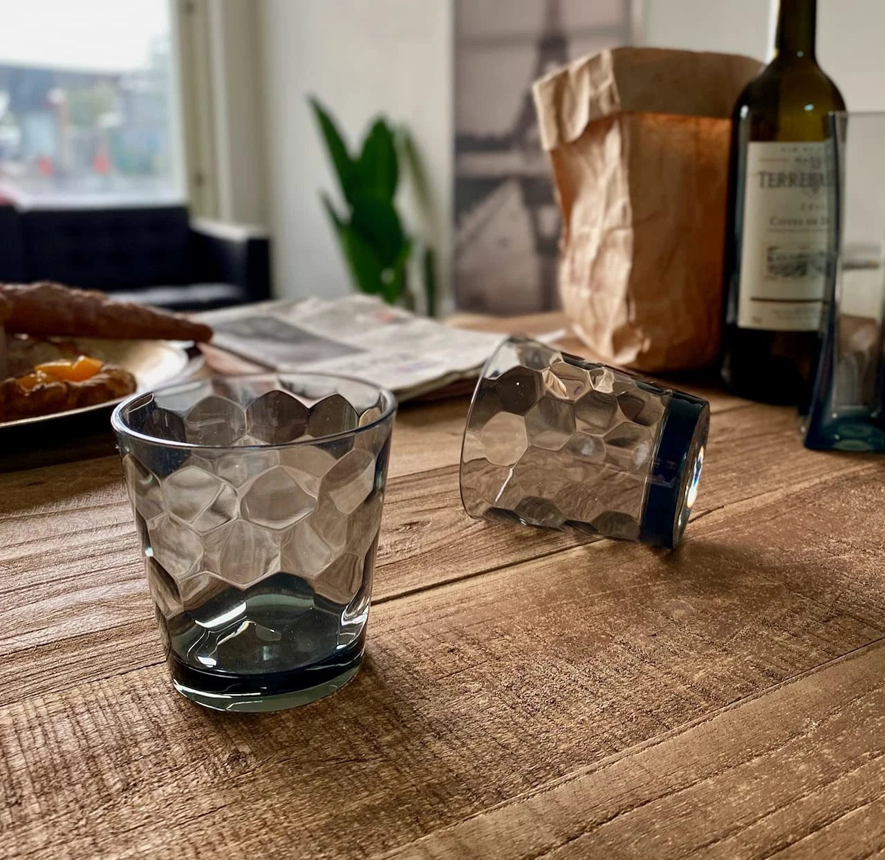 Lyon 11 Ounce Set Of 6 Acrylic Tumbler Drinking Glasses Cups Bpafree Stackable P | eBay