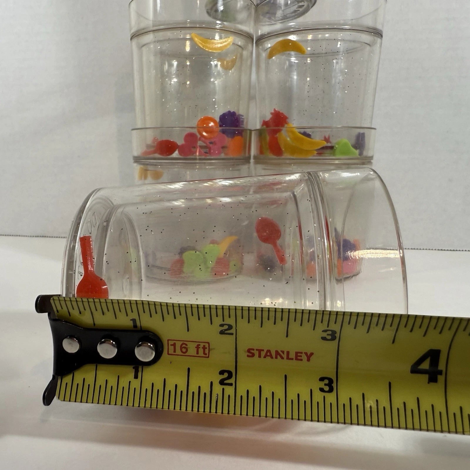 Fruit Tumblers Acrylic Drinking Glasses Set Of 6 Beachy Picnic Poolside Vintage | eBay