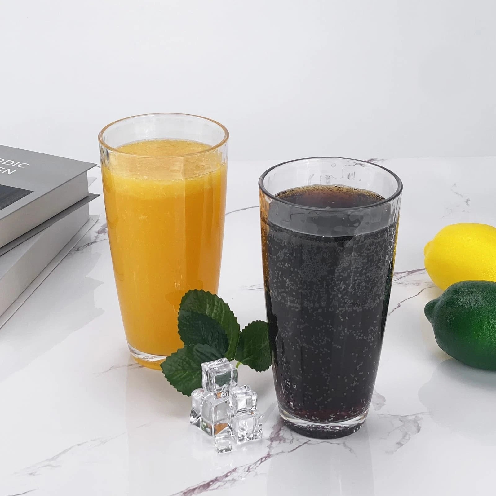 Set of 6 26-Ounce Large Acrylic Glasses Plastic Tumbler/Drinking Cups,Hammere... | eBay