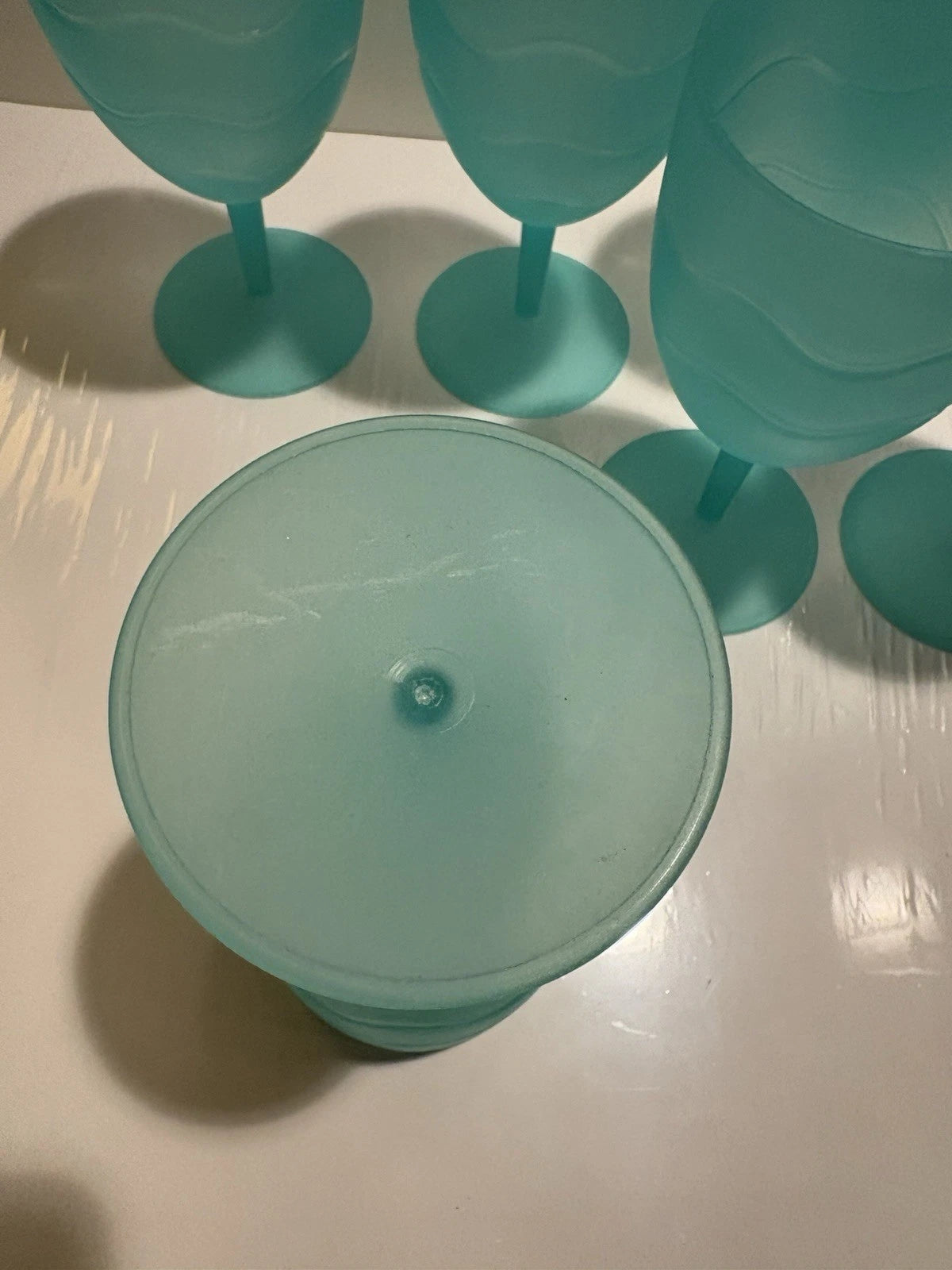 Pier 1 Imports Plastic Drinking Glasses College Dorm Set Of 6 Camping Poolside | eBay