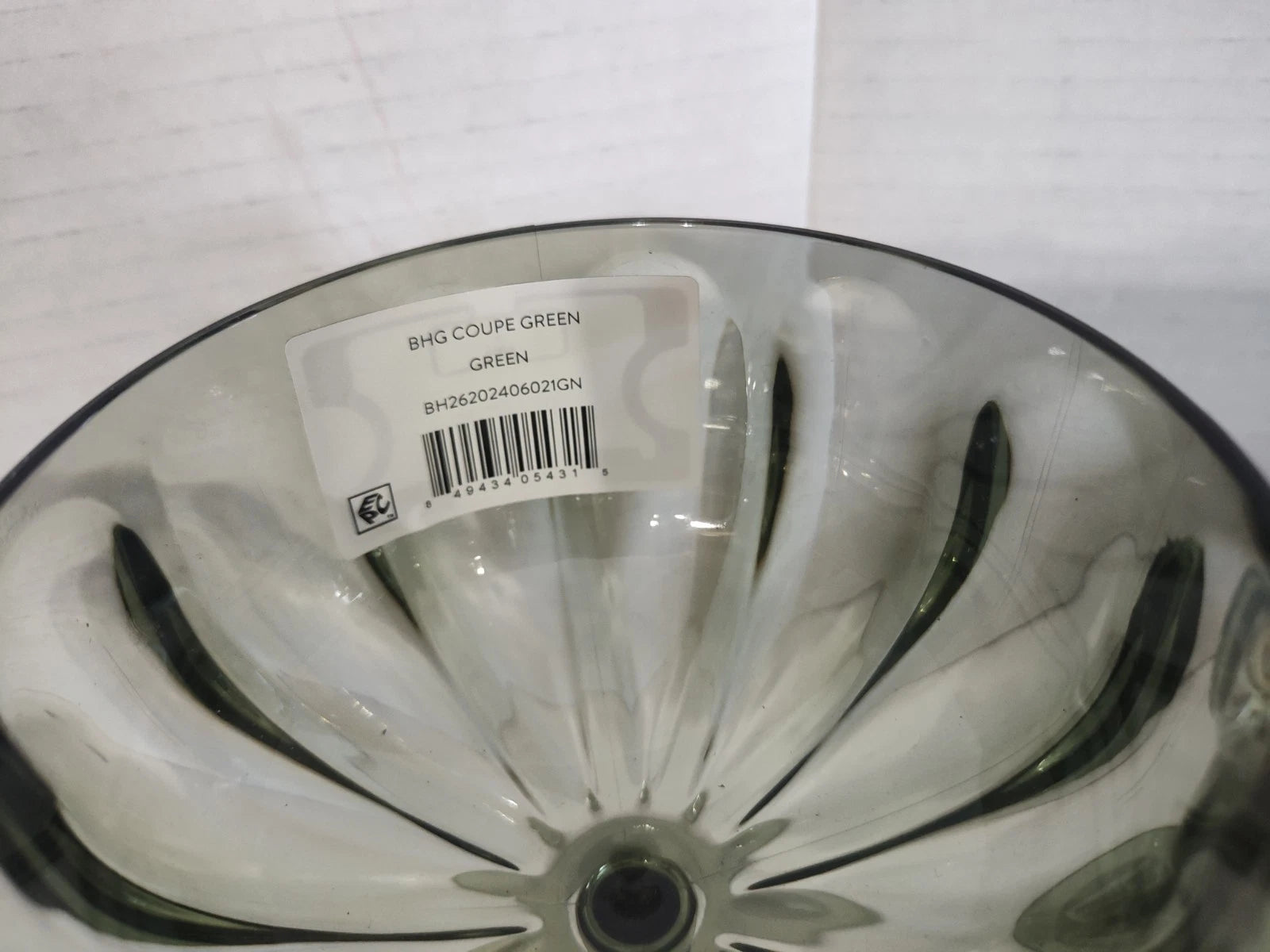 Better Homes & Gardens Acrylic Plastic Green Wine Drinking Glasses Set of 6 | eBay