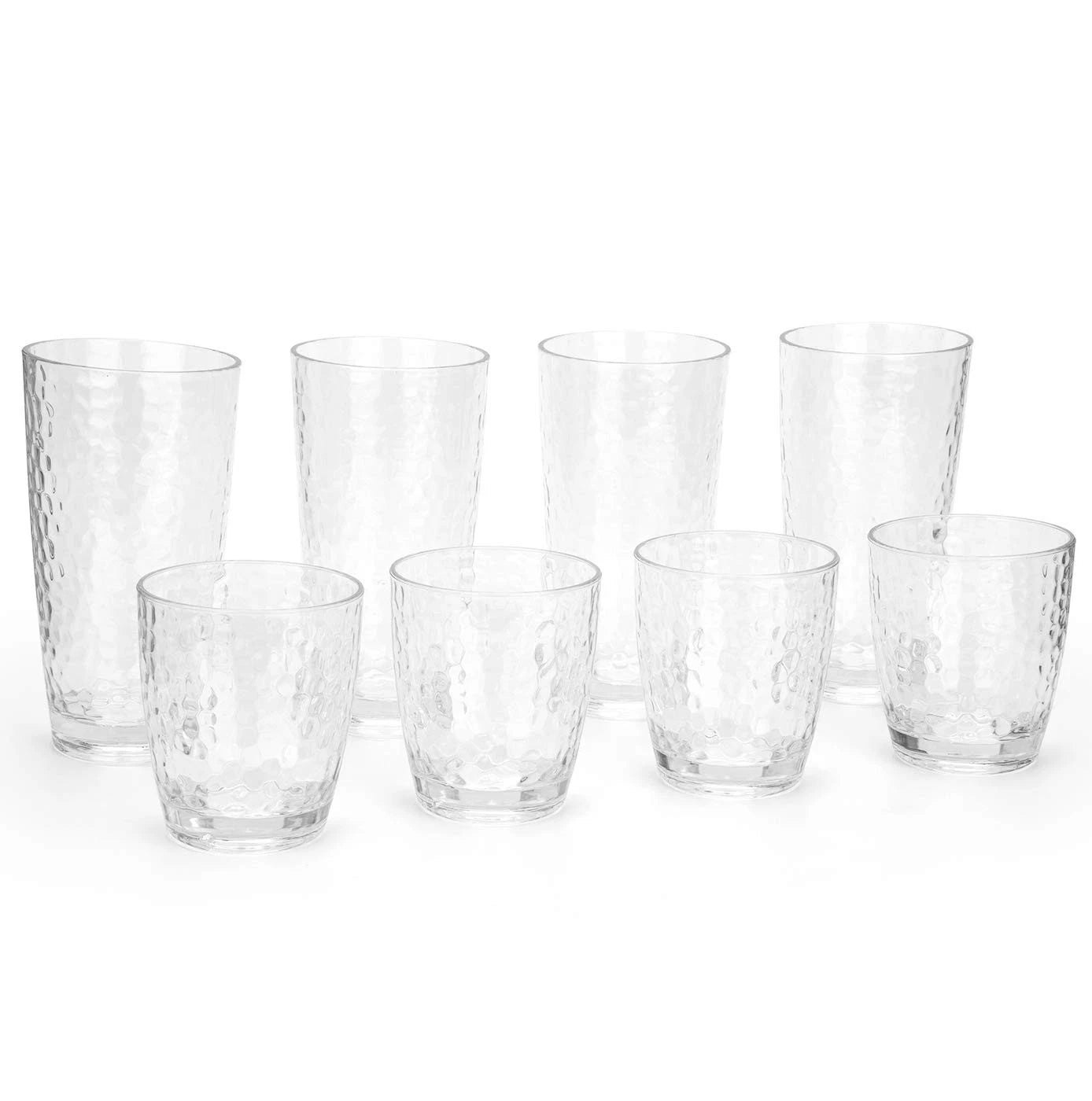 Set of 6 26-Ounce Large Acrylic Glasses Plastic Tumbler/Drinking Cups,Hammere... | eBay