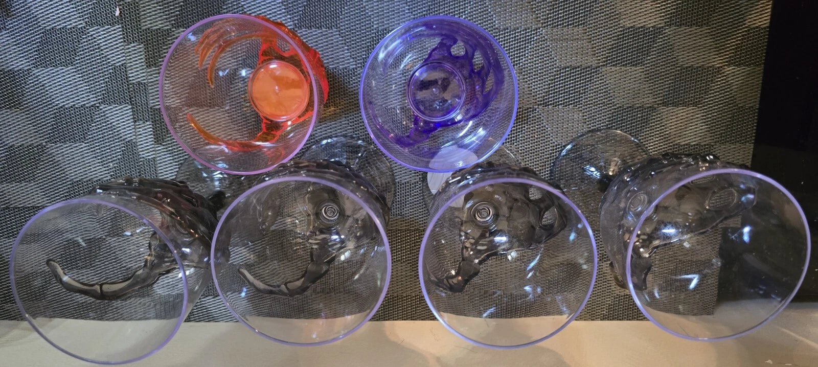 Set of 6 Skeleton Plastic Halloween Drinking Glasses | eBay