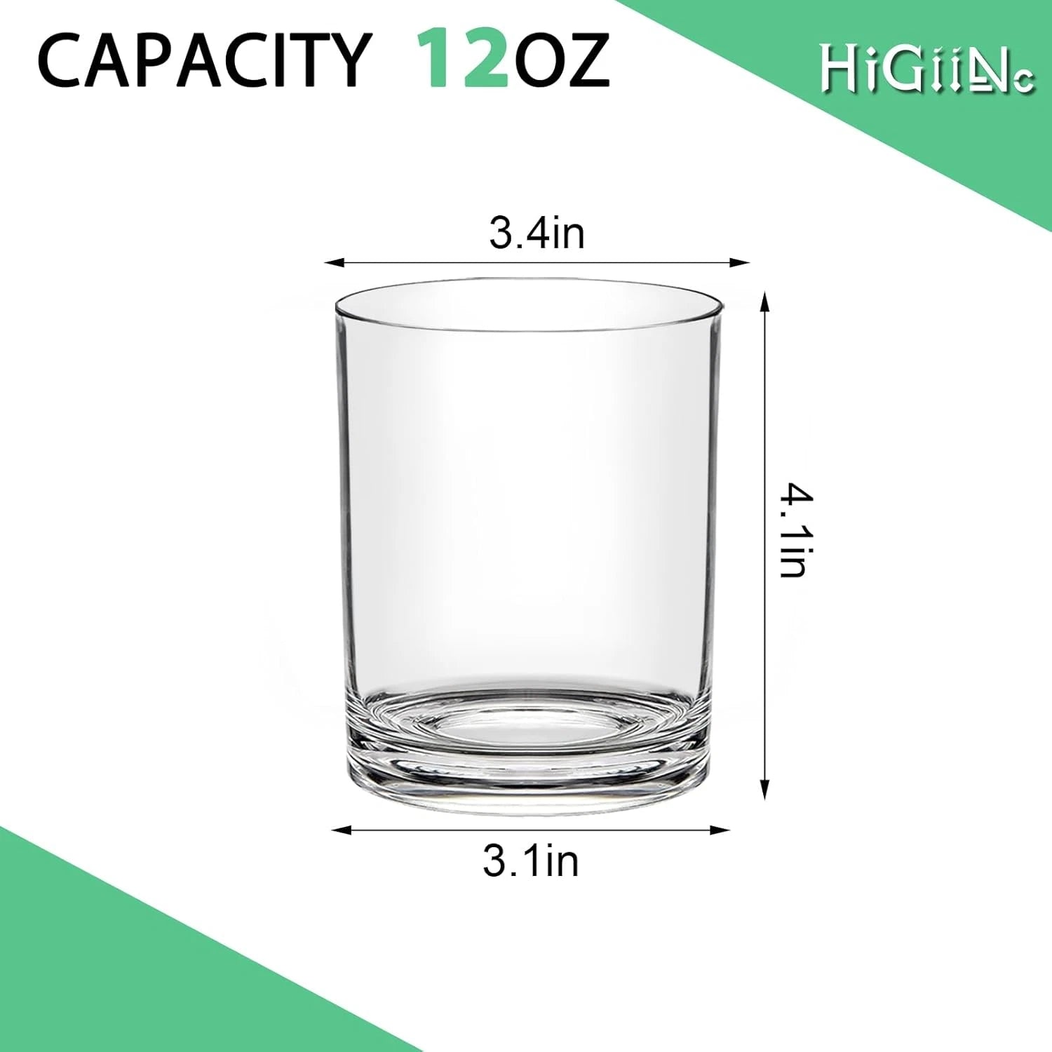 12oz Plastic Drinking Glasses Set of 6, Reusable Plastic Cups - Dishwasher Sa... | eBay