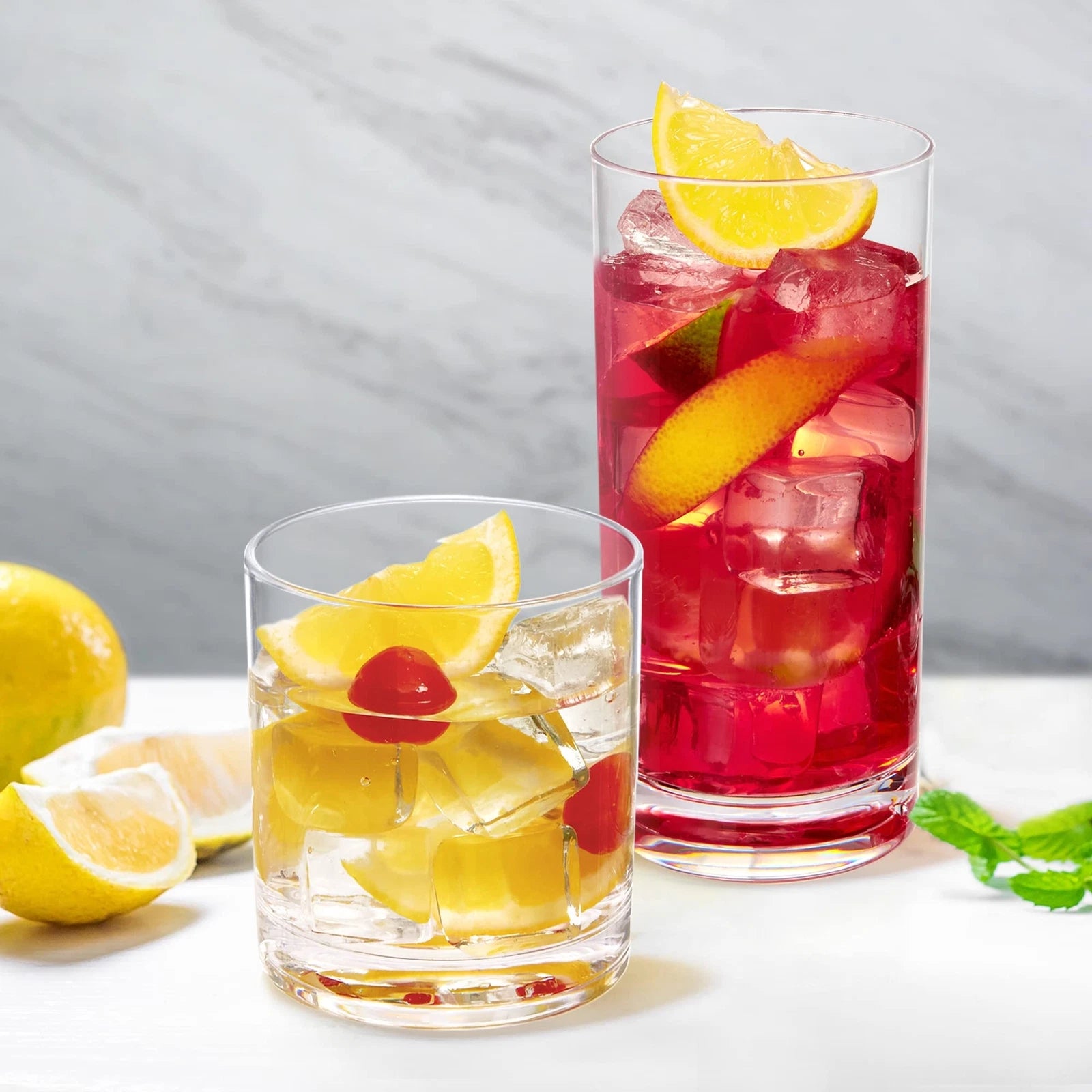 By Probity 12ounce Plastic Tumblers set Of 6 Plastic Drinking Glasses Allclear | eBay