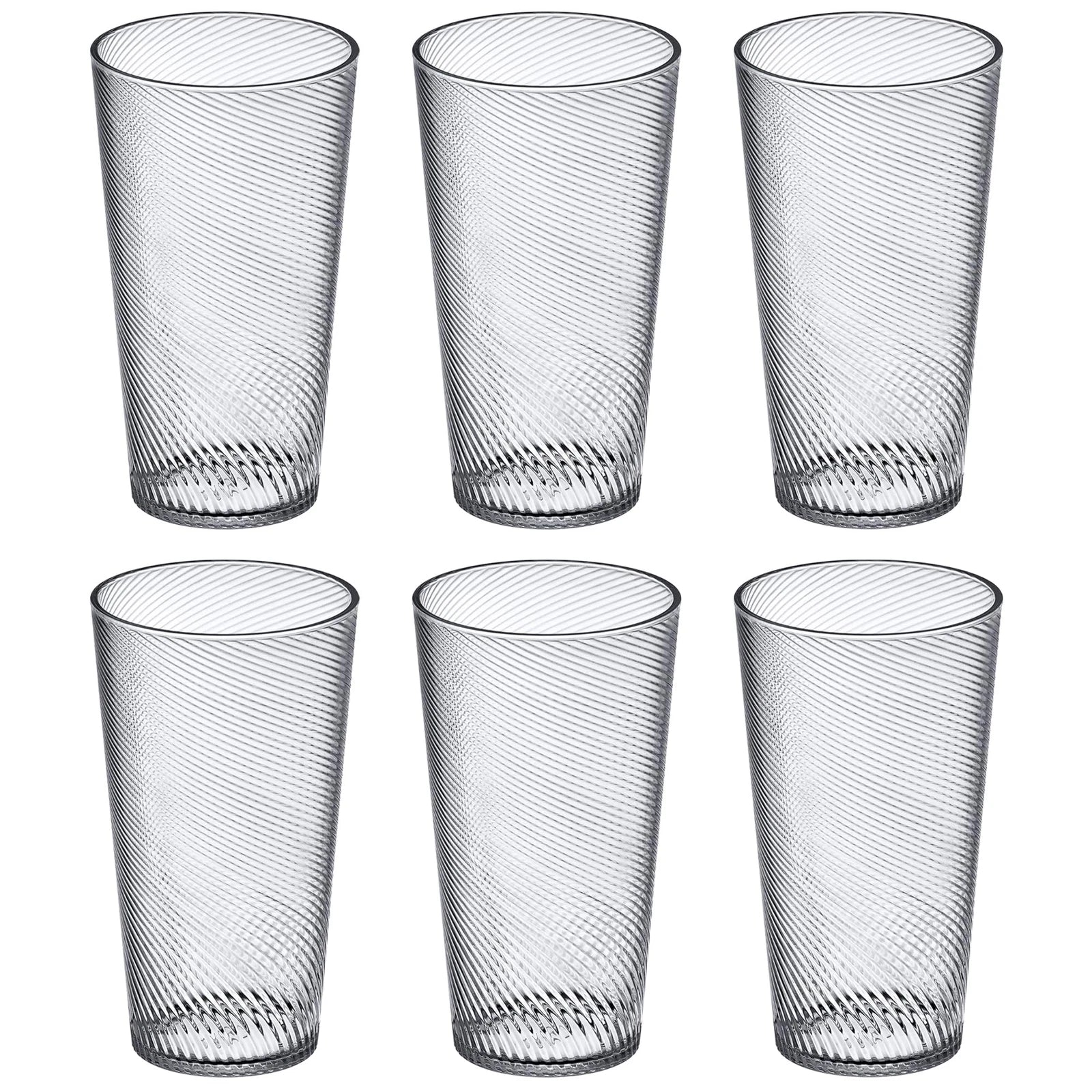 By Breeze 30ounce Plastic Tumblers set Of 6 Plastic Drinking Glasses Allclear | eBay
