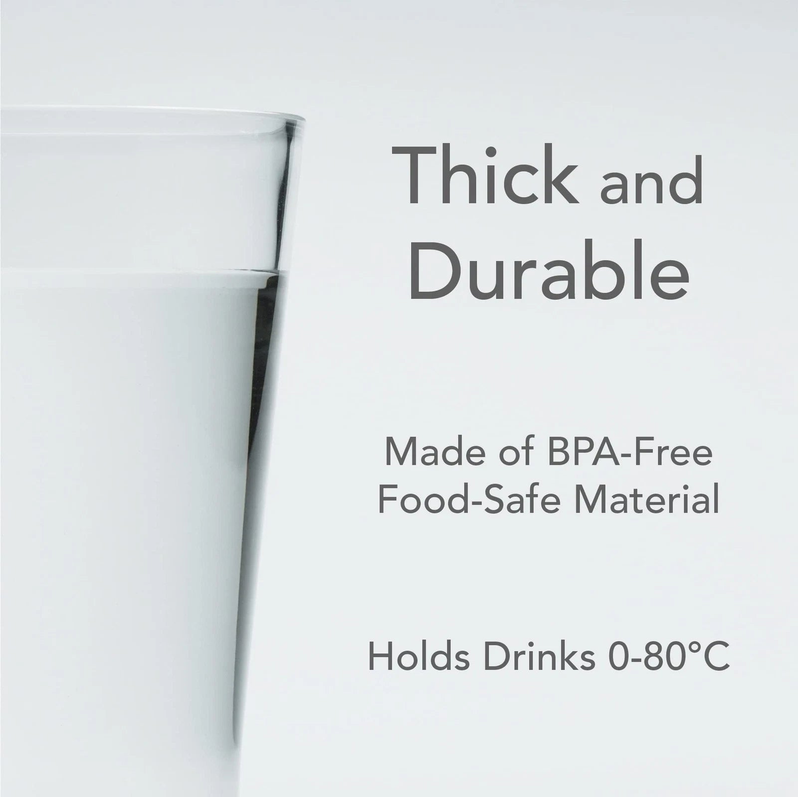 Set of 6 Clear Plastic Tumblers, 24oz Acrylic Reusable Drinking Glasses BPA-Free | eBay