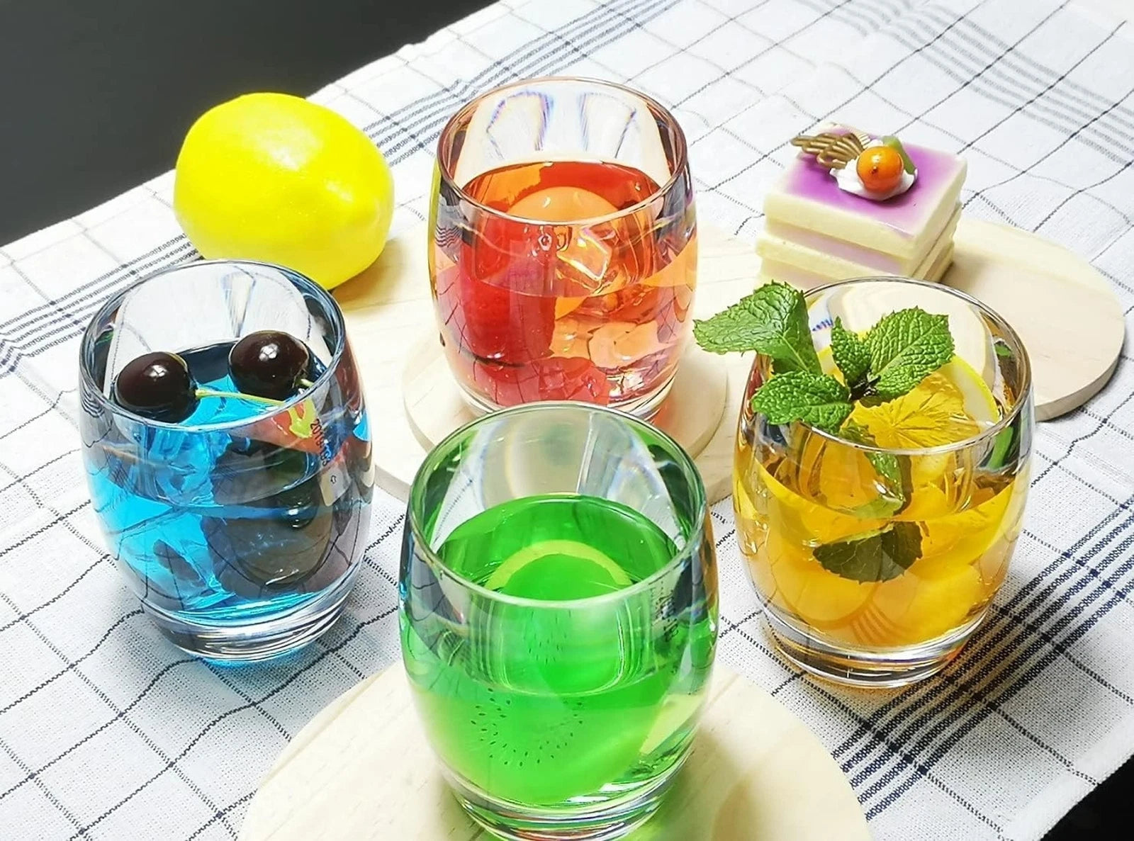 8 Oz Set of 6 Plastic Drinking Glasses Dishwasher Safe BPA Free Unbreakable J... | eBay