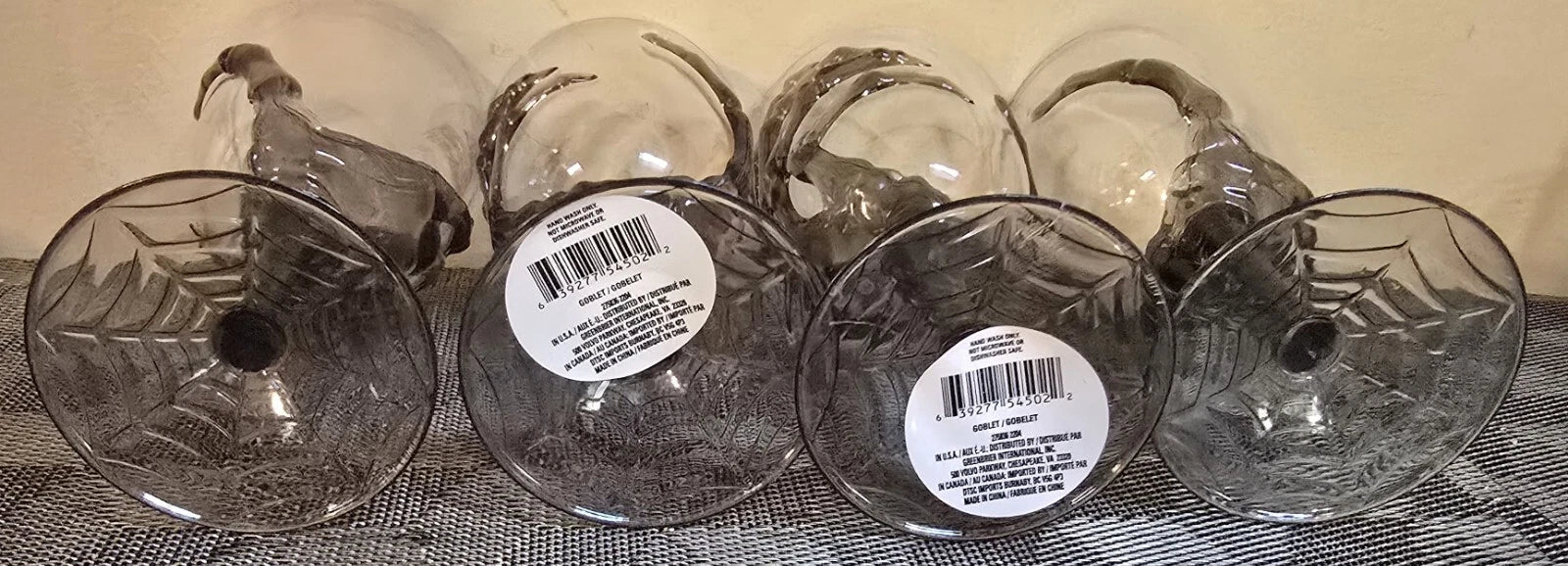 Set of 6 Skeleton Plastic Halloween Drinking Glasses | eBay