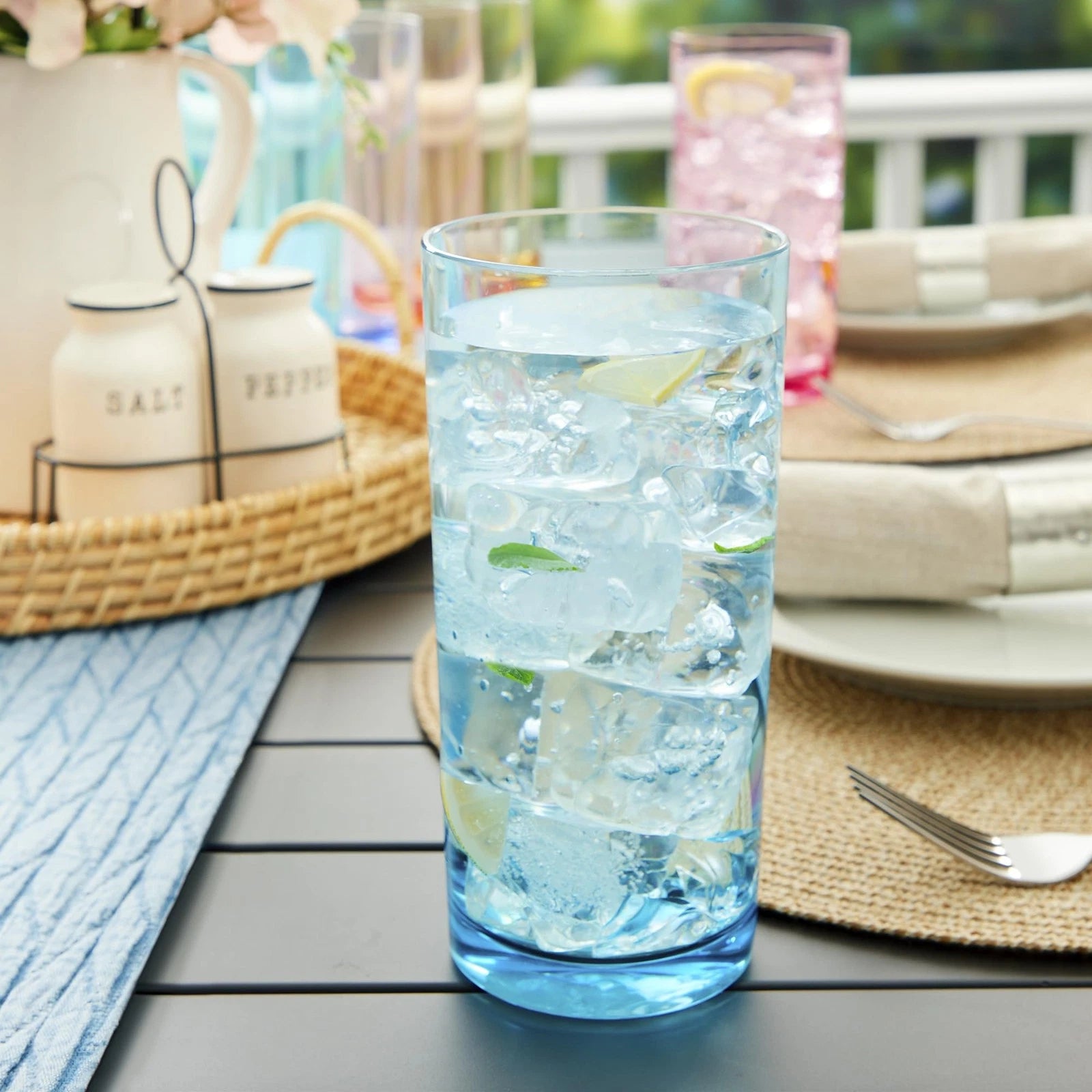 Reusable 24oz Plastic Drinking Glasses Set of 6 | BPA-Free, Dishwasher Safe | eBay