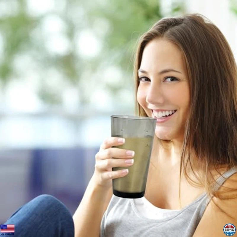 20 oz Reusable Plastic Drinking Glasses Set of 6 Unbreakable BPA-Free Tumblers | eBay