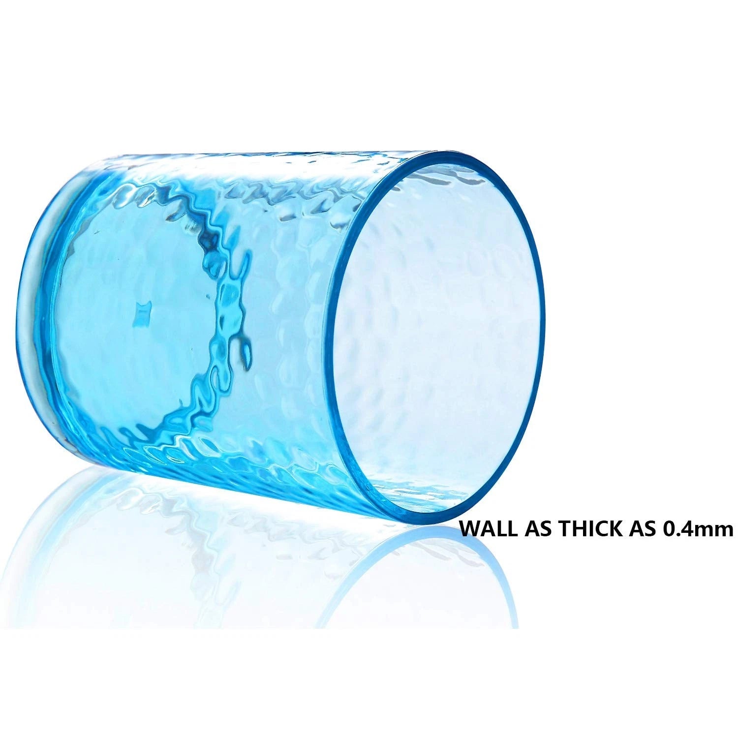 14-ounce Acrylic Glasses Plastic Tumbler, set of 6 Multicolor - Hammered Styl... | eBay