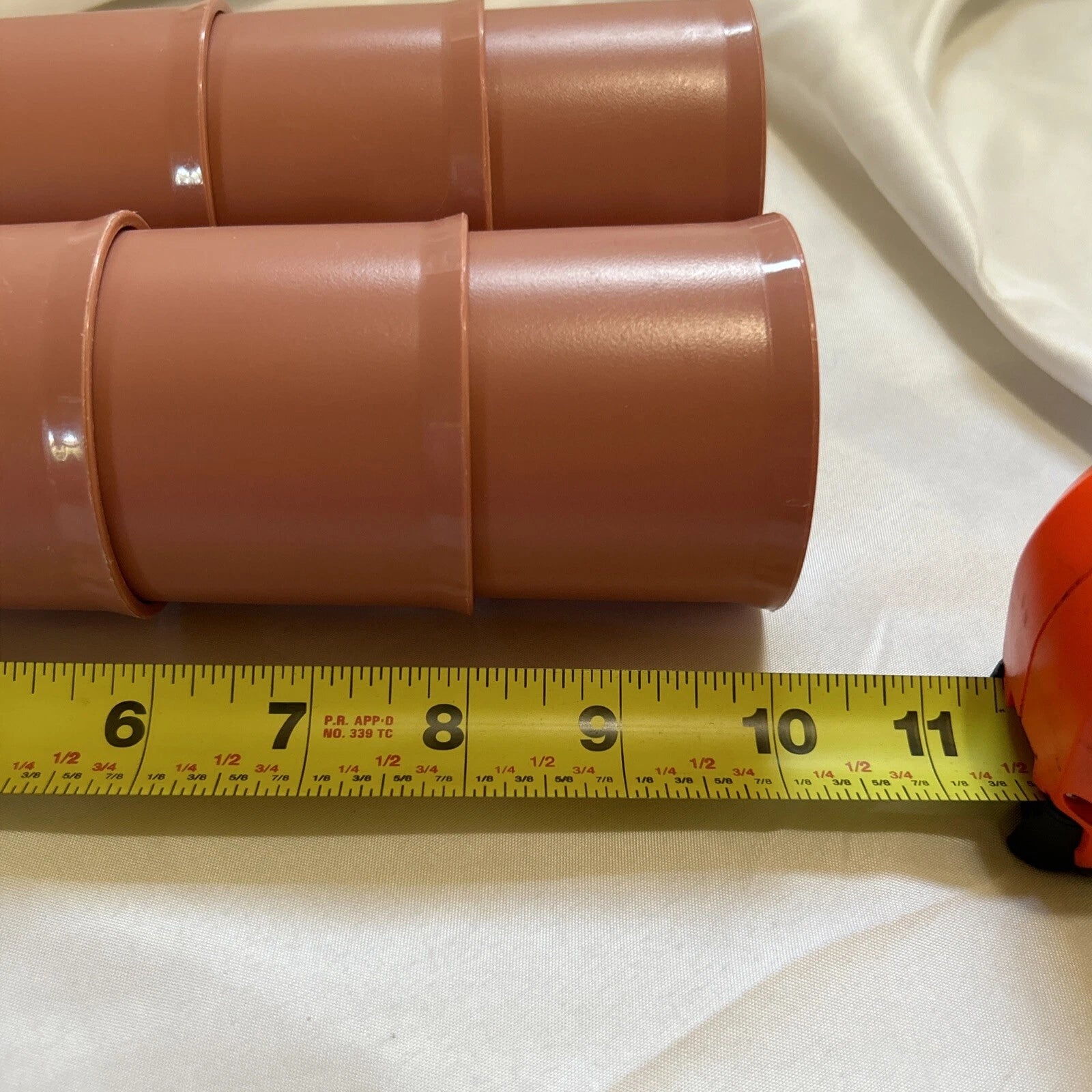 Set Of 6 Dusty Rose Drinking Glasses #115 Stackable Unbreakable USA VTG | eBay