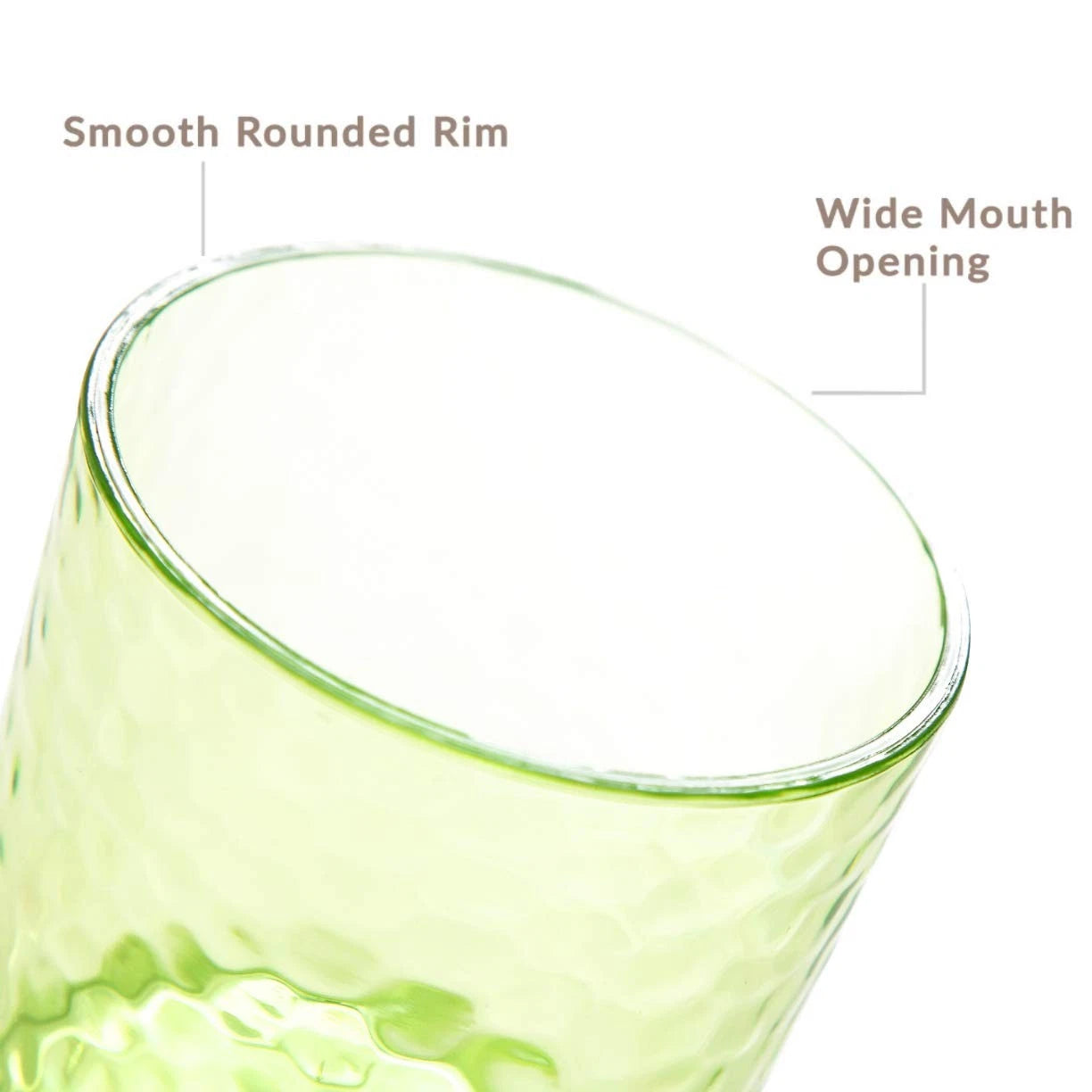 14-ounce Acrylic Glasses Plastic Tumbler, set of 6 Multicolor - Hammered Styl... | eBay