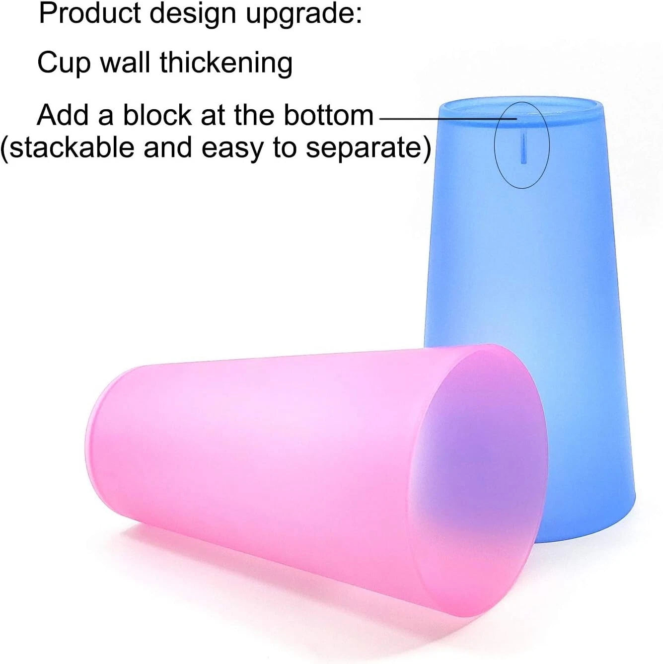 Plastic Tumblers/Large Drinking Glasses/Party Cups/Iced Tea Glasses Set of 6 | eBay