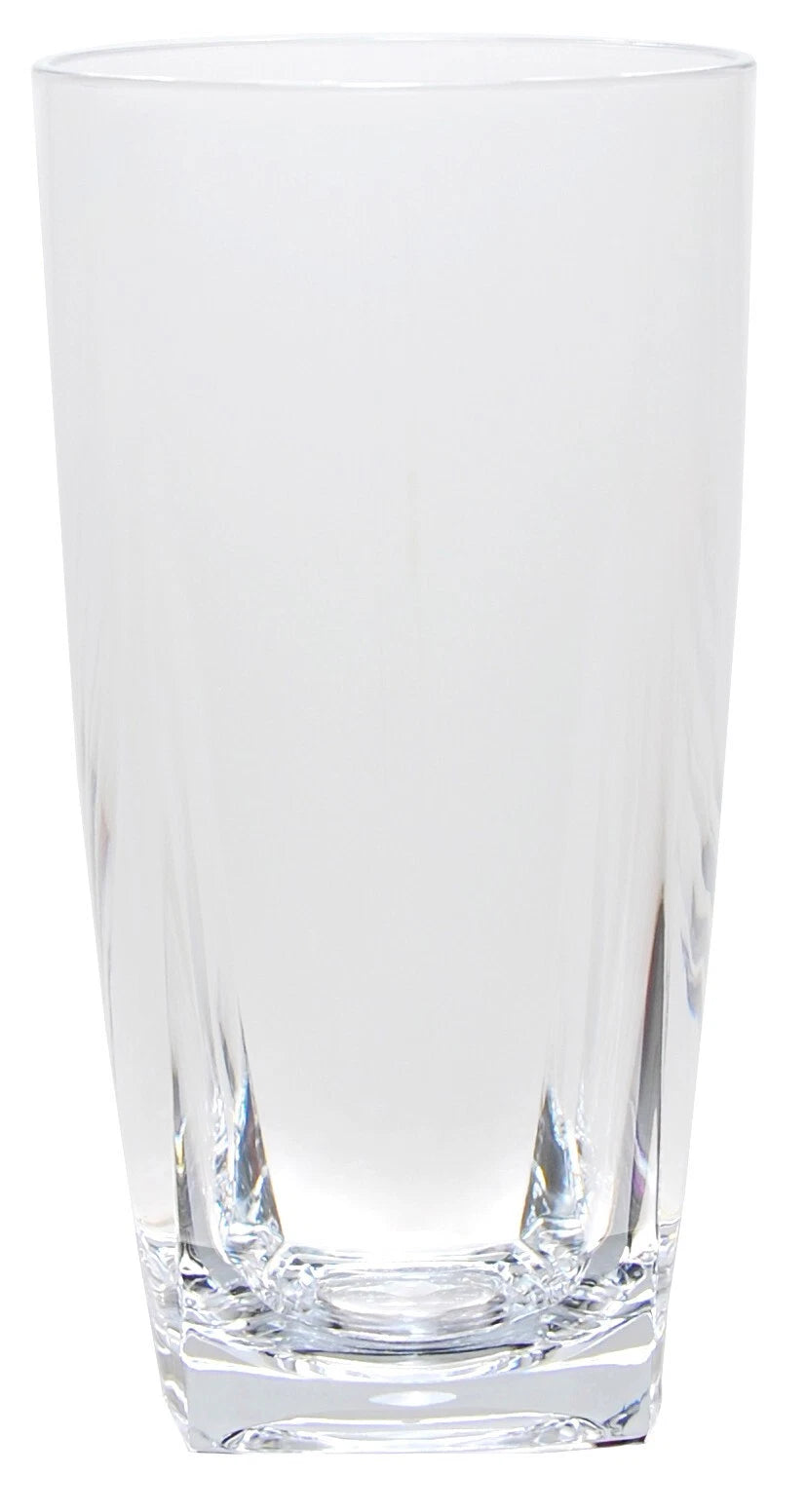 QG 16 & 26 oz Clear Acrylic Plastic Drinking Cup w/ Square Base Tumbler Set of 6 | eBay