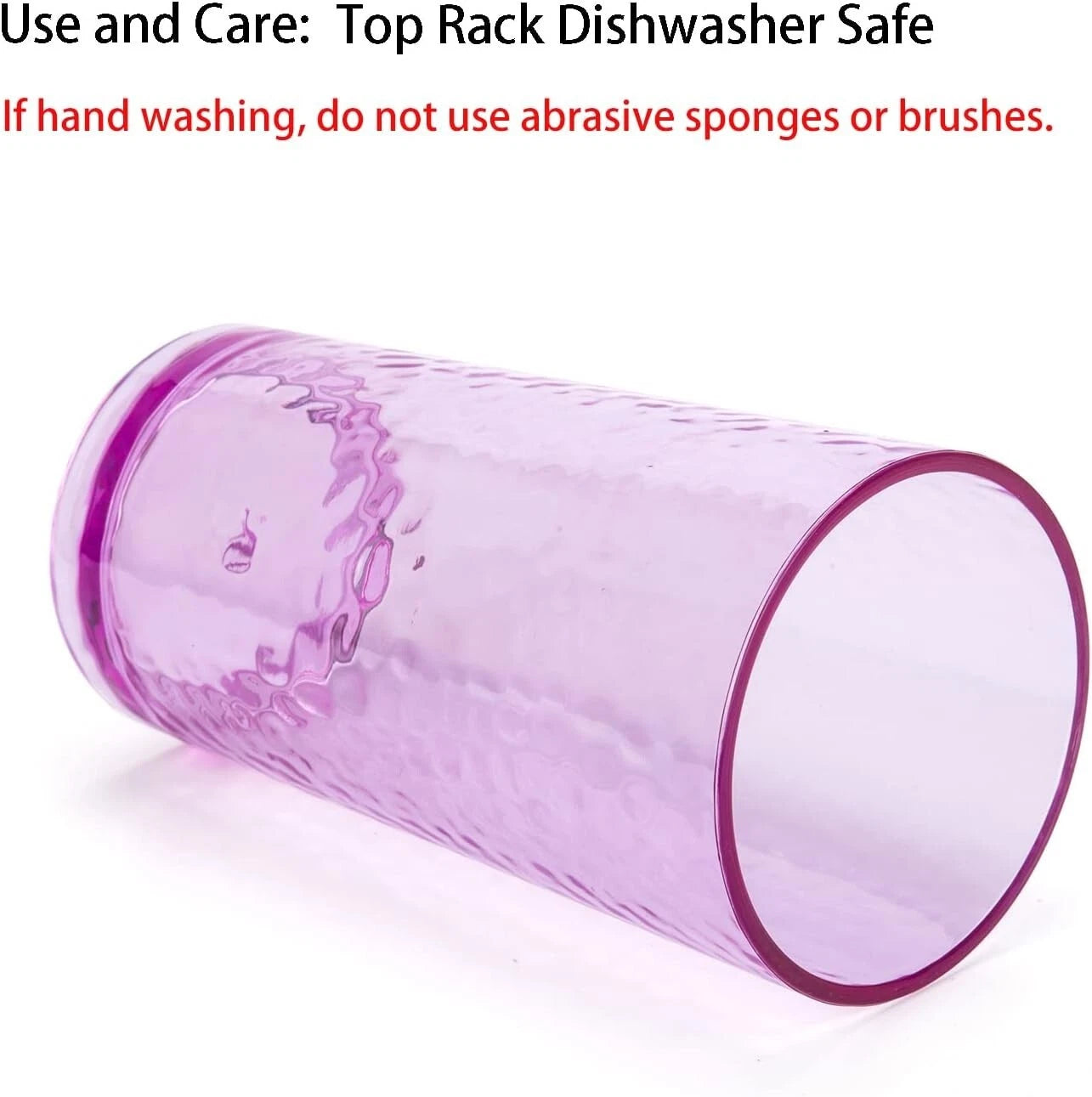 20-ounce Acrylic Glasses Plastic Tumbler, set of 12 Multicolor - Hammered Sty... | eBay