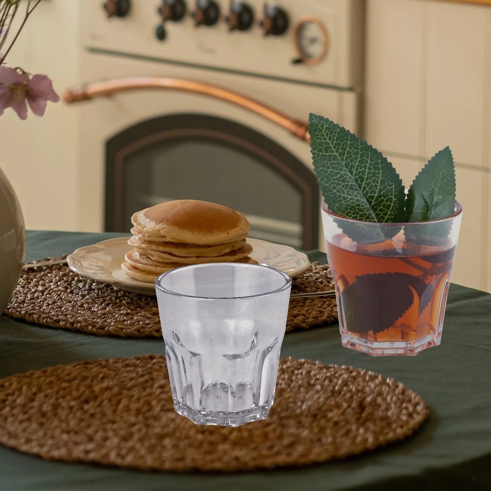 Plastic Drinking Glasses Set of 6, Unbreakable Water Tumbler, Acrylic Plastic... | eBay