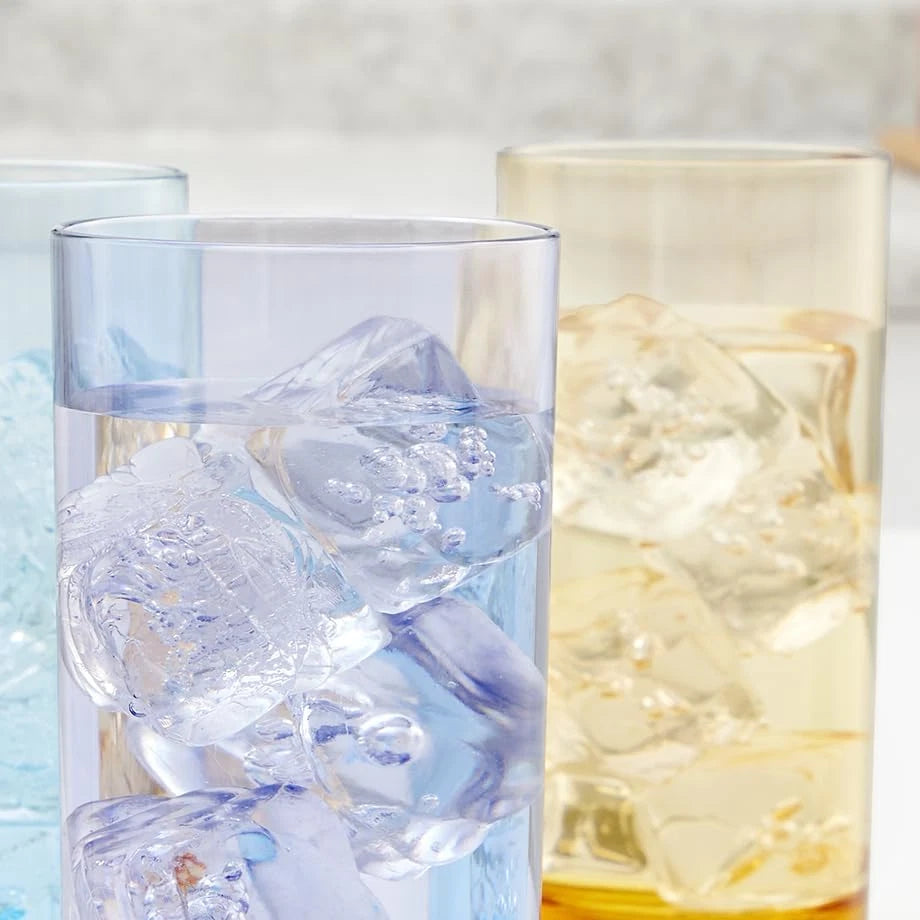 Classic Plastic Reusable Drinking Glasses (Set of 6) 16Oz Water Cups Assorted Co | eBay