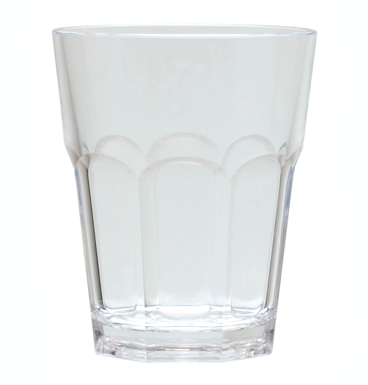 QG 12oz Clear Acrylic Plastic Drinking Rock Glass Tumbler Octangle Base Set of 6 | eBay