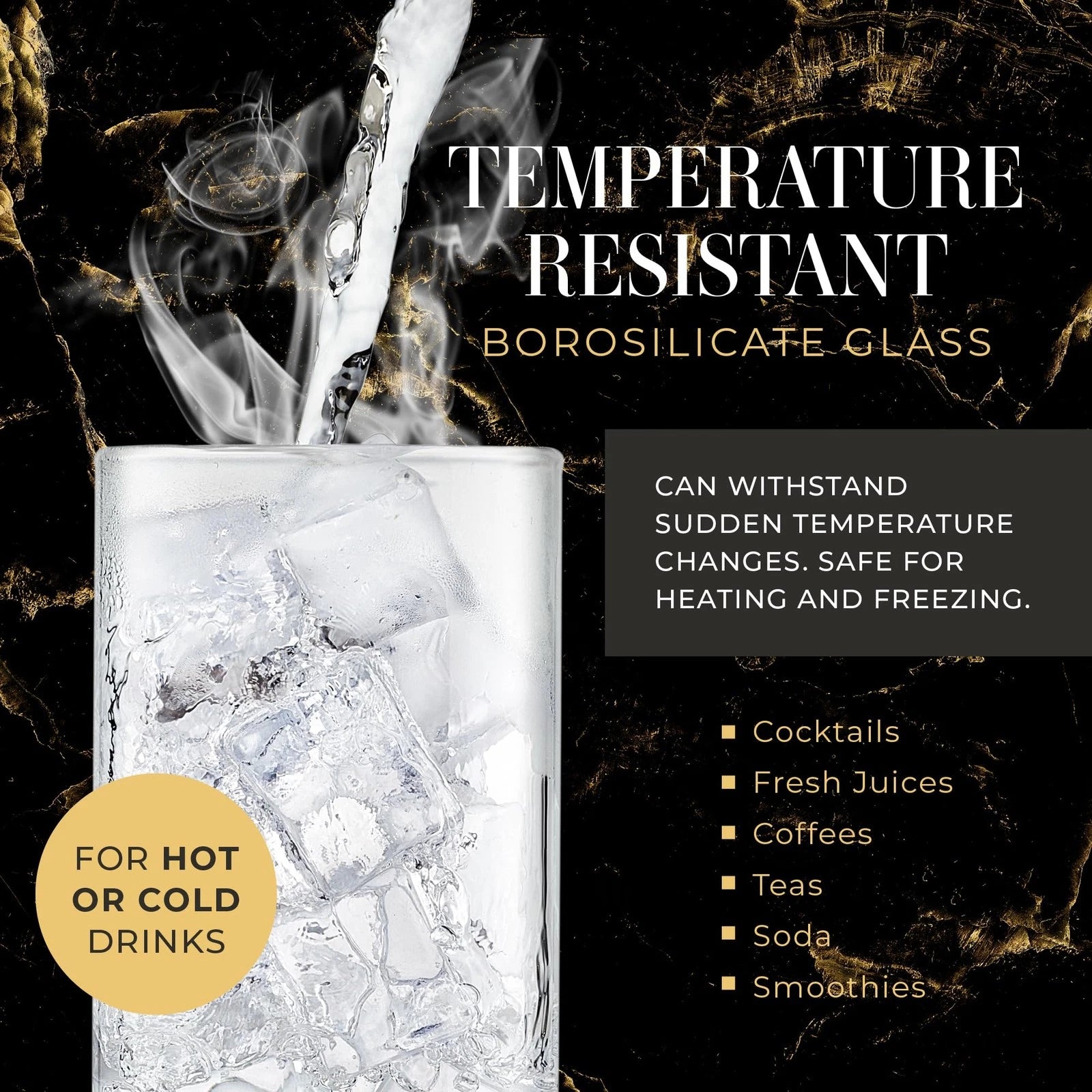 Modern Square Drinking Glasses Set of 6, 12 oz for Cocktail, Whiskey, Beer, Tea | eBay