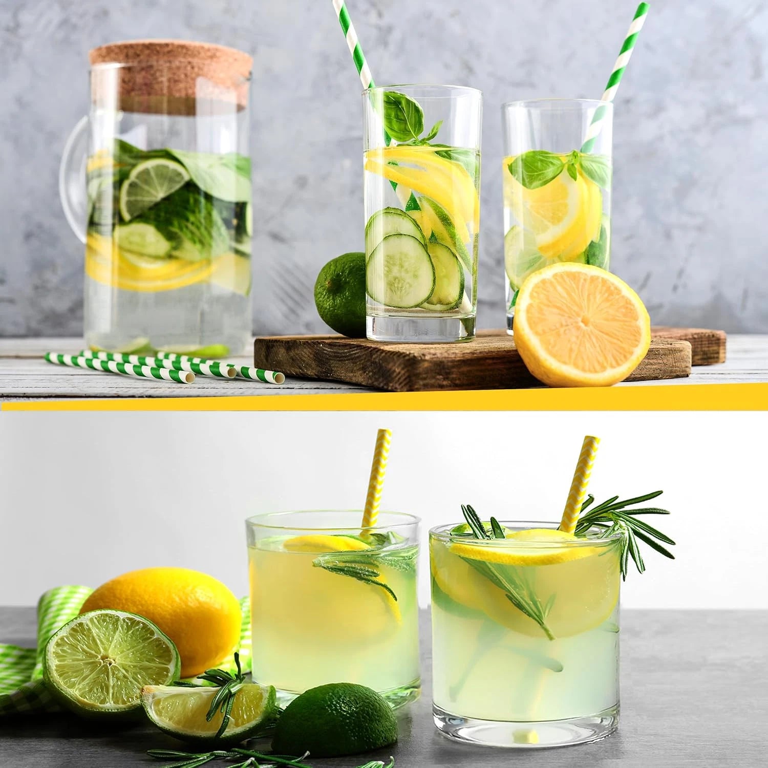 Clear Plastic Drinking Glasses - Pack of 6 (3 Each 12 Ounce & 16 Ounce Plastic G | eBay