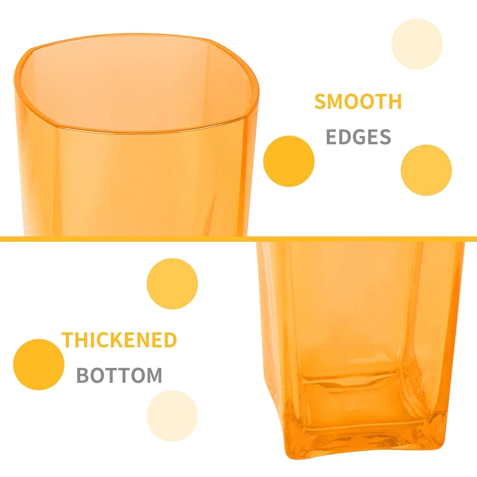 20oz Unbreakable Plastic Drinking Glasses Set of 6 | Reusable Plastic Water T... | eBay