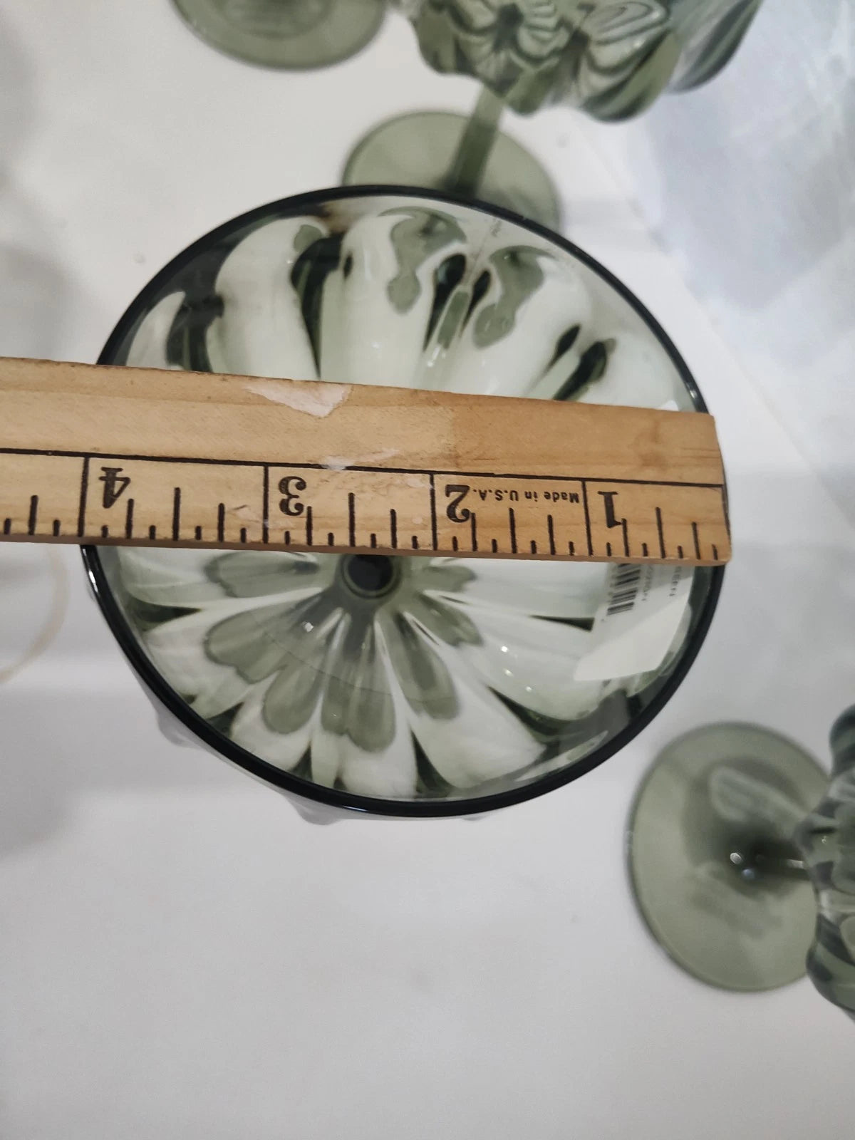 Better Homes & Gardens Acrylic Plastic Green Wine Drinking Glasses Set of 6 | eBay