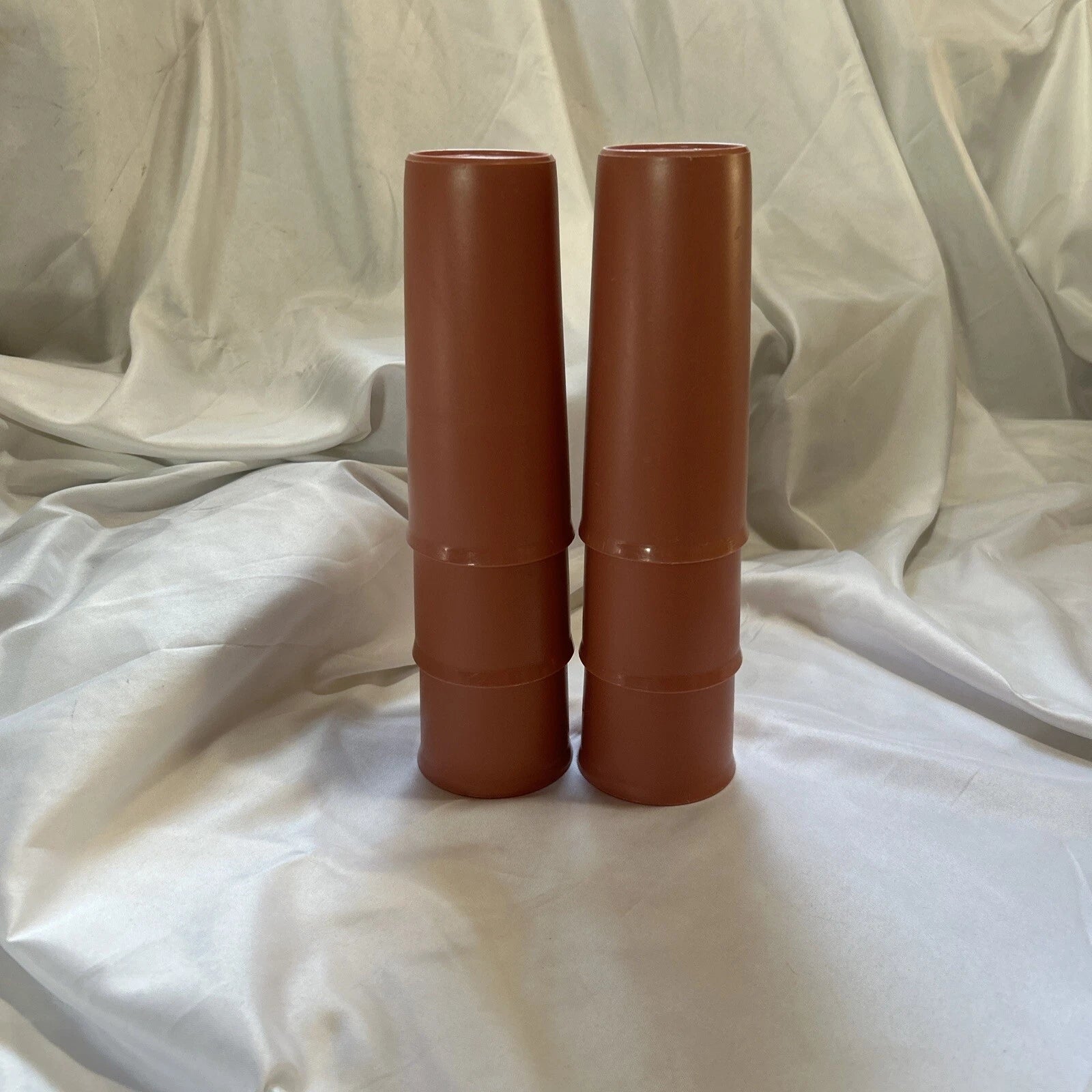 Set Of 6 Dusty Rose Drinking Glasses #115 Stackable Unbreakable USA VTG | eBay