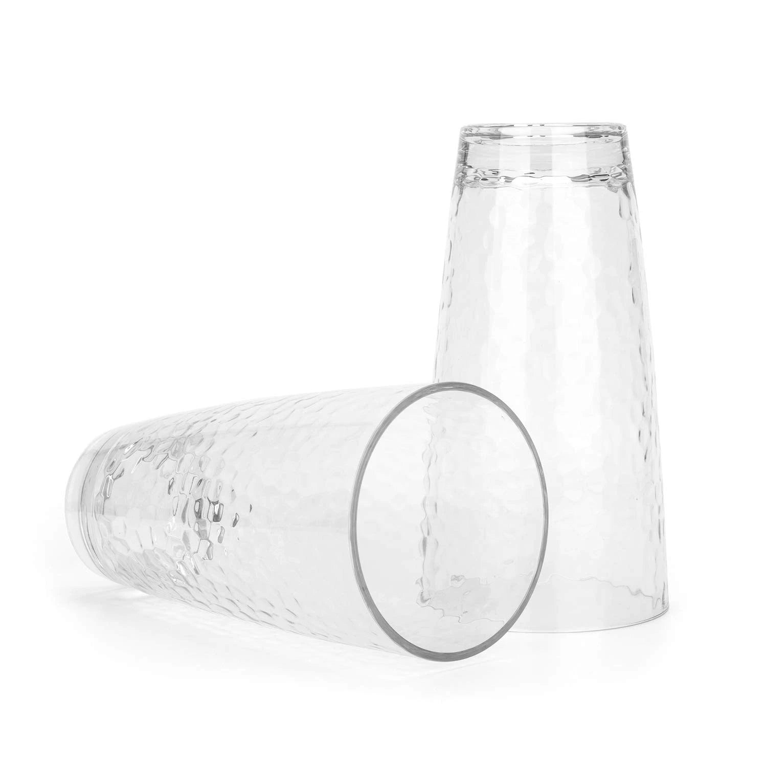 Set of 6 26-Ounce Large Acrylic Glasses Plastic Tumbler/Drinking Cups,Hammere... | eBay