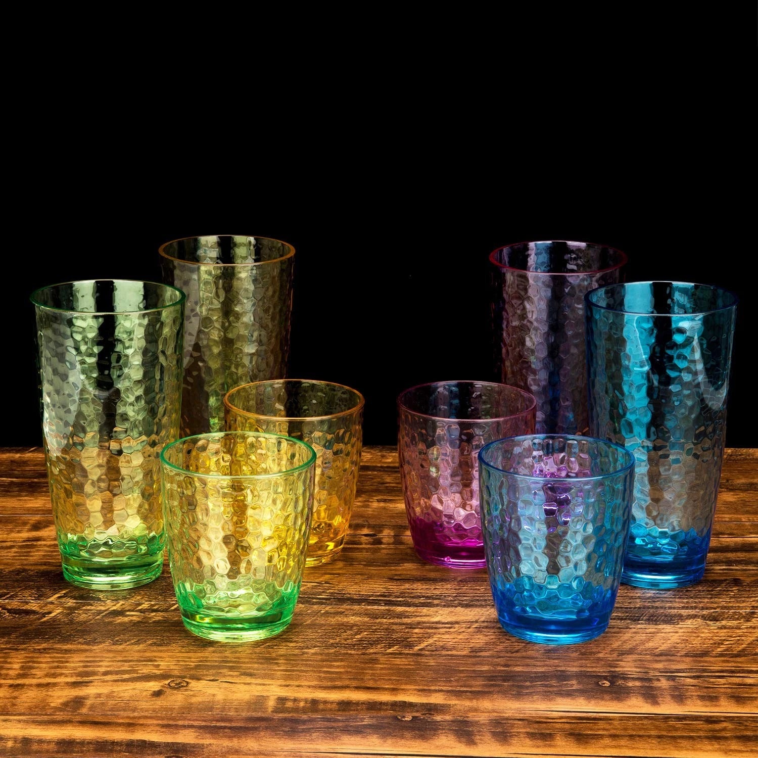 26-Ounce Large Acrylic Glasses Plastic Tumbler/Drinking Cups,Set of 6 Multi-H... | eBay