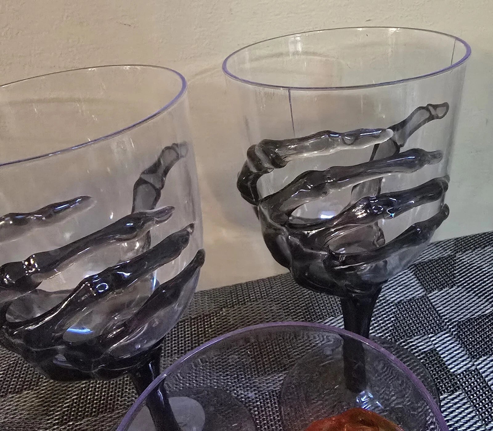 Set of 6 Skeleton Plastic Halloween Drinking Glasses | eBay