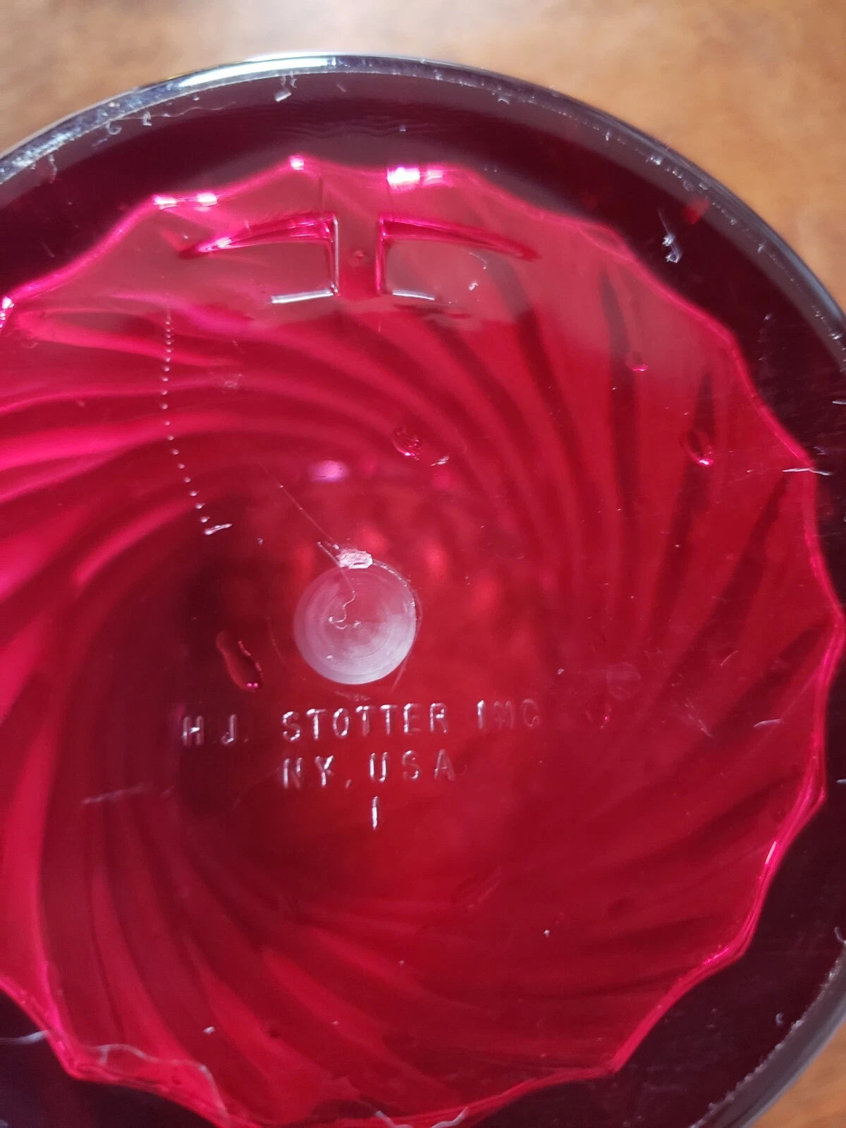 HJ Stotter Faux Glass, Plastic Drinking Glasses, Set Of 6.Reddish-purple. EUC | eBay