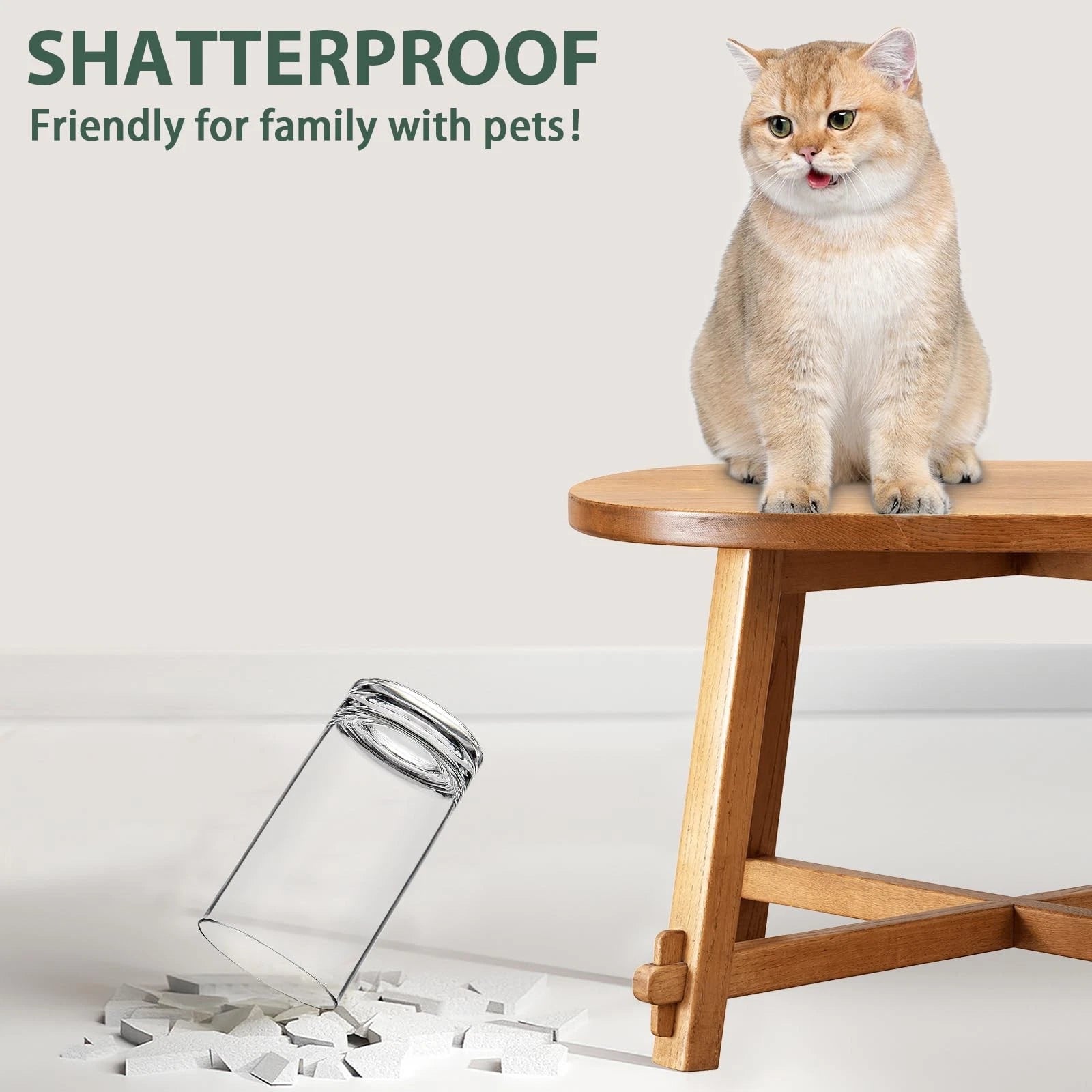 Set of 6 BPA-Free 17oz Clear Acrylic Tumblers, Shatterproof Drinking Glasses | eBay