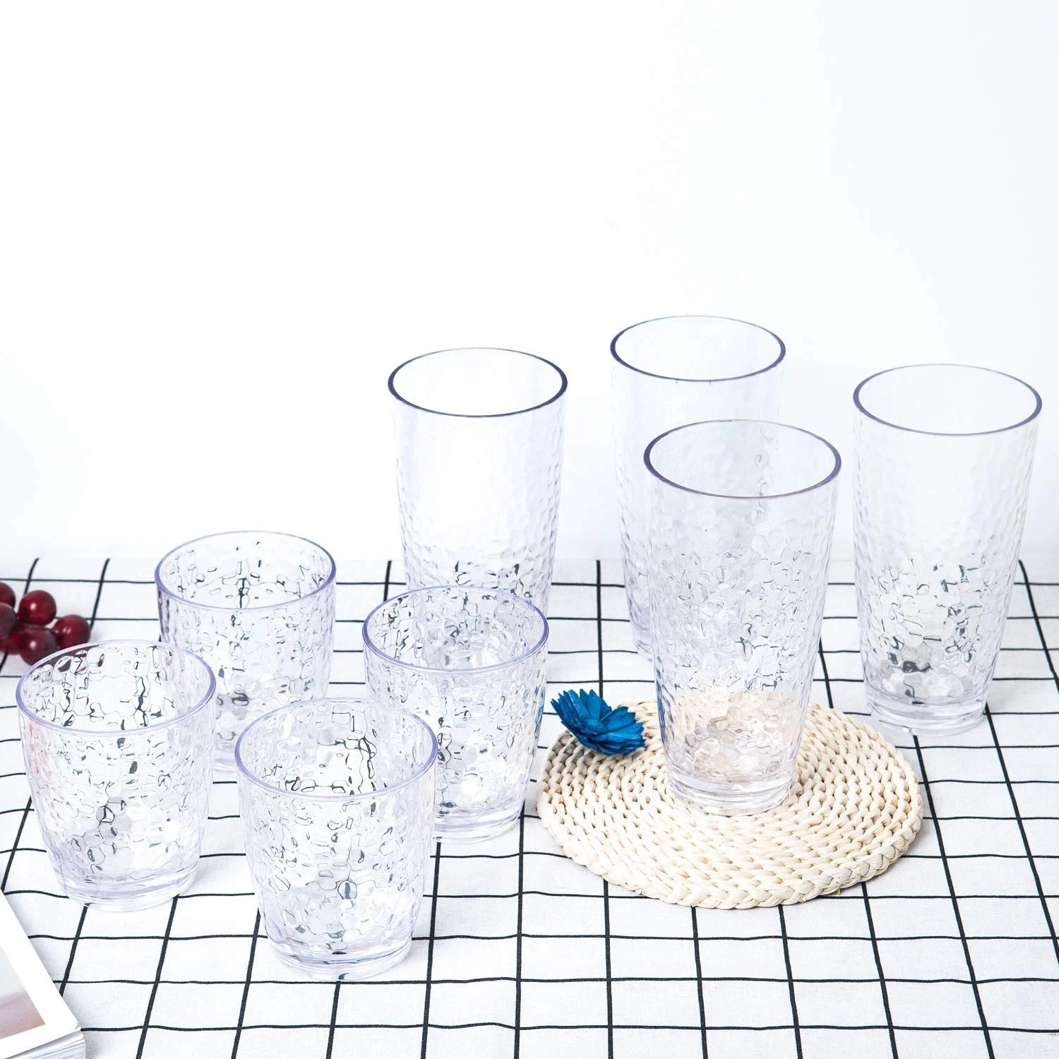 26-Ounce Large Acrylic Glasses Plastic Tumbler/Drinking Cups,Set of 6 Multi-H... | eBay