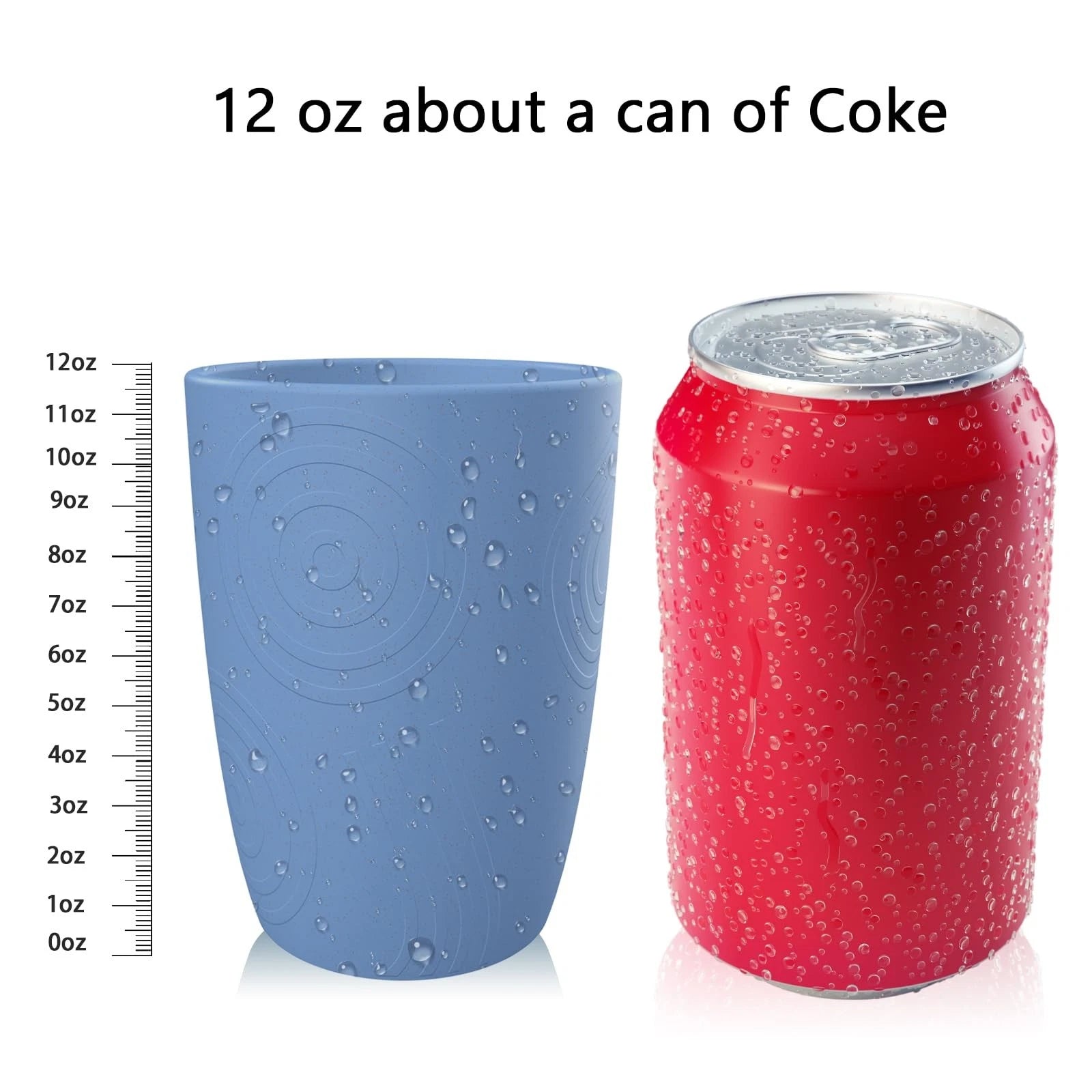 Drinking Glasses Premium Wheat Straw Unbreakable Cups - Set of 6 Alternative ... | eBay