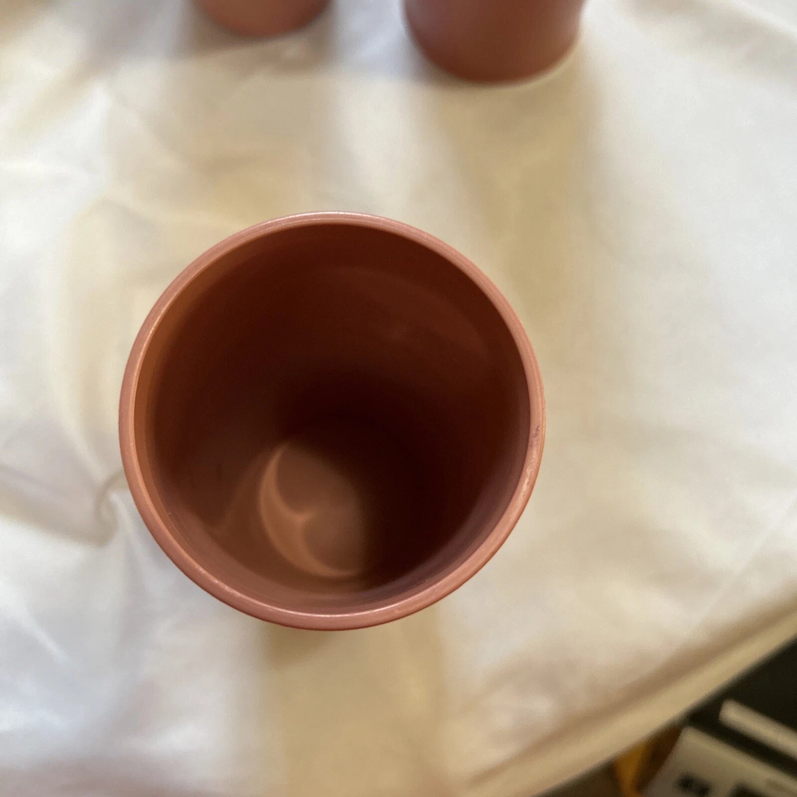 Set Of 6 Dusty Rose Drinking Glasses #115 Stackable Unbreakable USA VTG | eBay