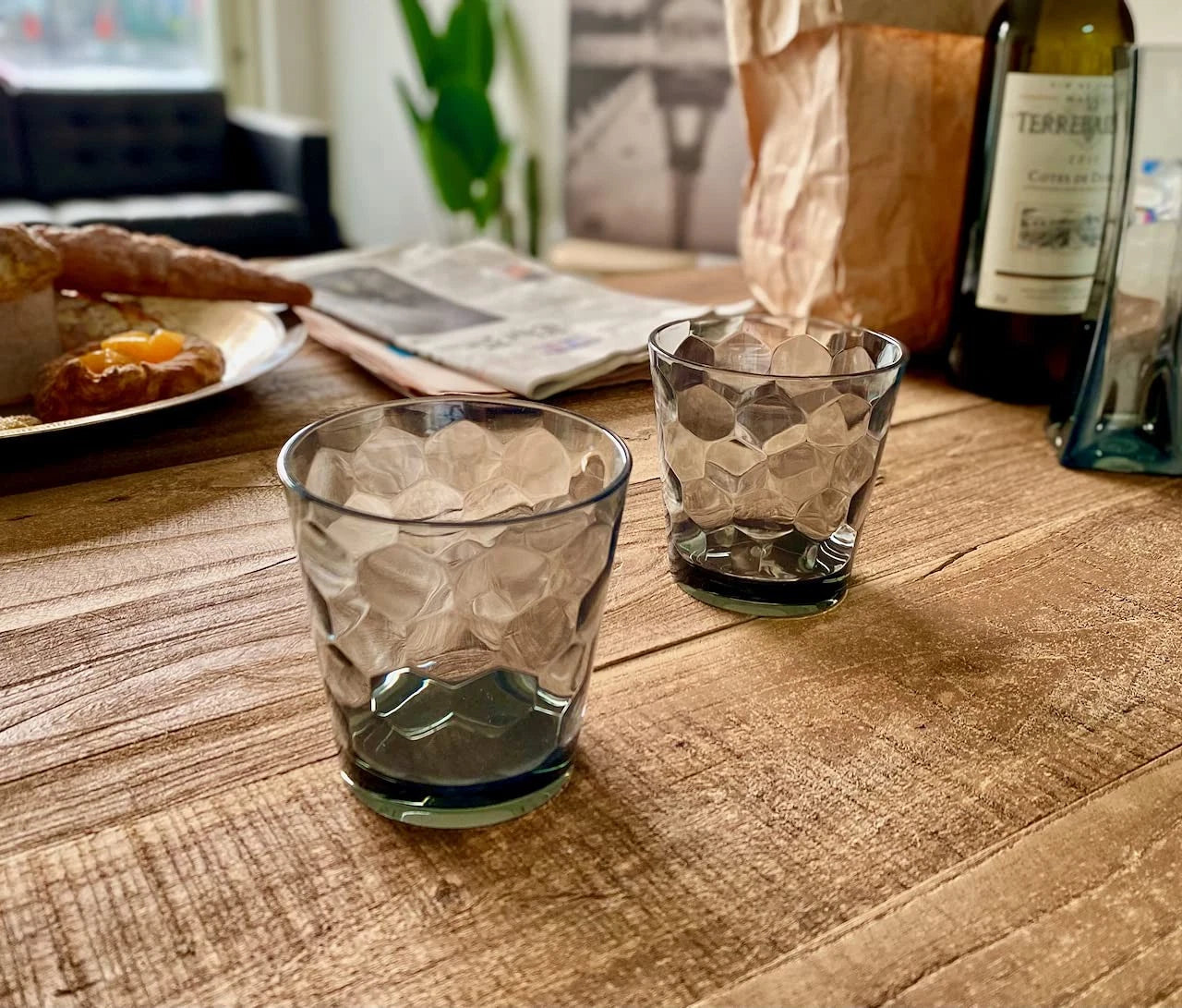 Lyon 11 Ounce Set Of 6 Acrylic Tumbler Drinking Glasses Cups Bpafree Stackable P | eBay