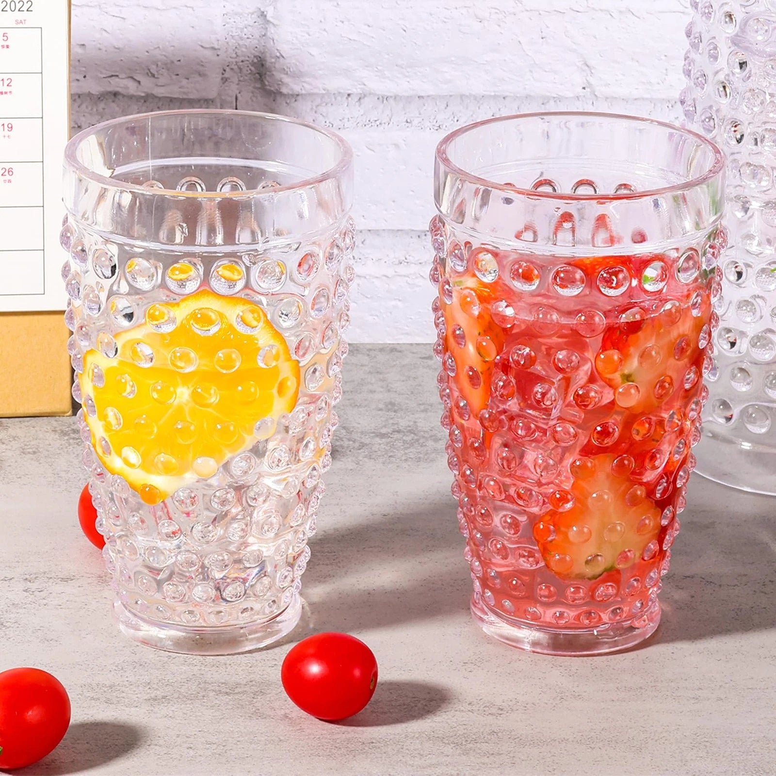 Yomarkrt 19OZ Highball Plastic Drinking Glasses - Set of 6 Clear Water Tumble... | eBay