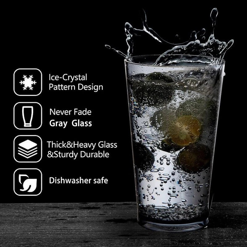 Unbreakable Plastic Drinking Glasses Set of 6 Shatterproof Dishwasher Safe Cups | eBay