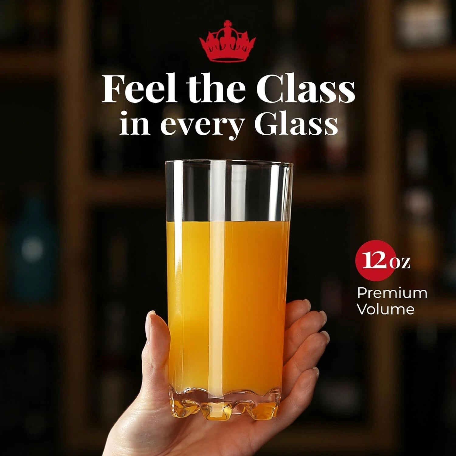 Unbreakable Plastic Water Drinking Glasses Set of 6,12oz Highball Tall Clear Cup | eBay