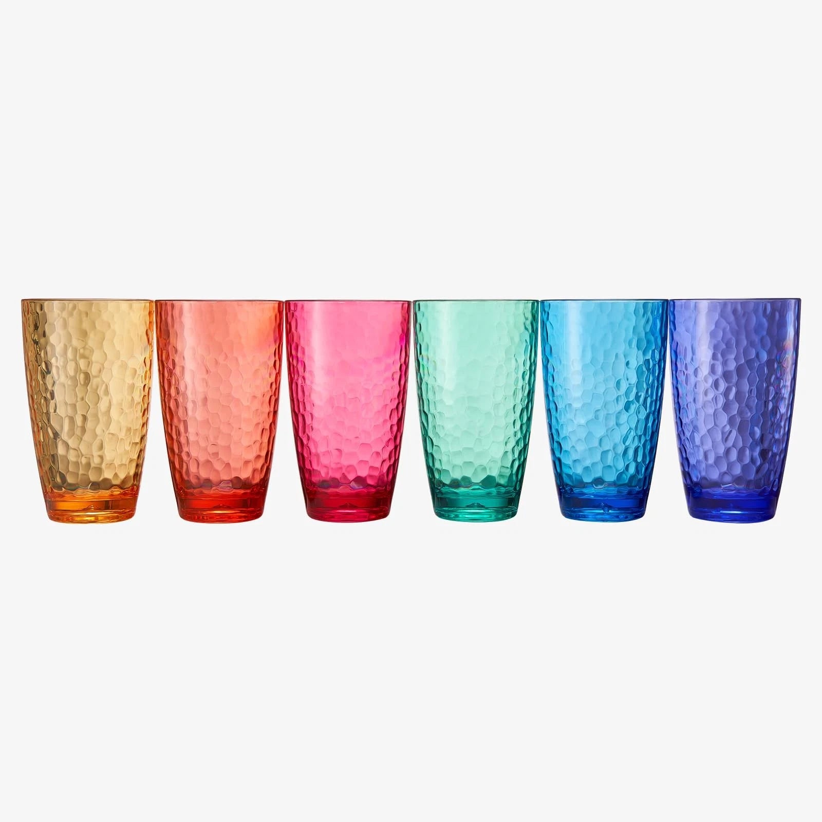 Iceberg Plastic Reusable Drinking Glasses (Set of 6) Restaurant Cups Style 19... | eBay